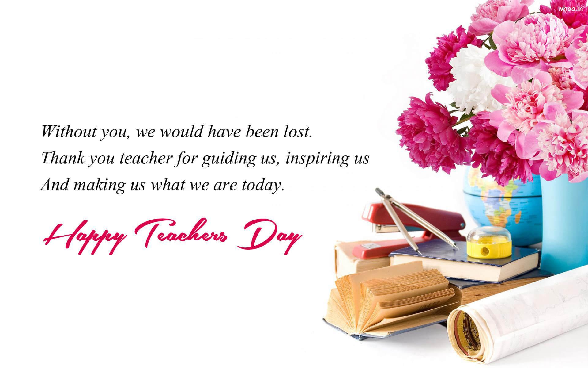 1920x1200 Happy Teachers Day Wishes Cute Best HD Wallpaper Thank You Teachers Day Quotes HD Wallpaper