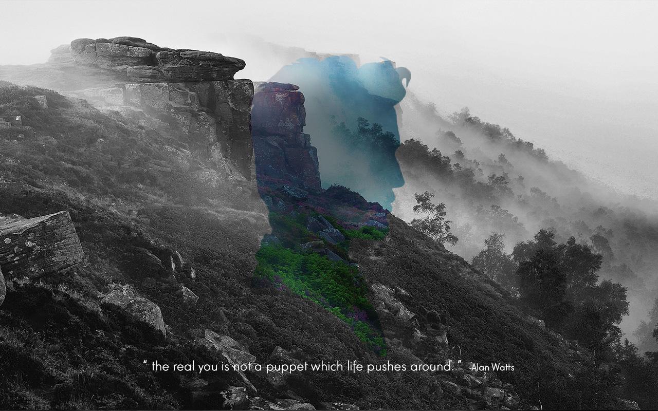 1280x800 Alan Watts Quote