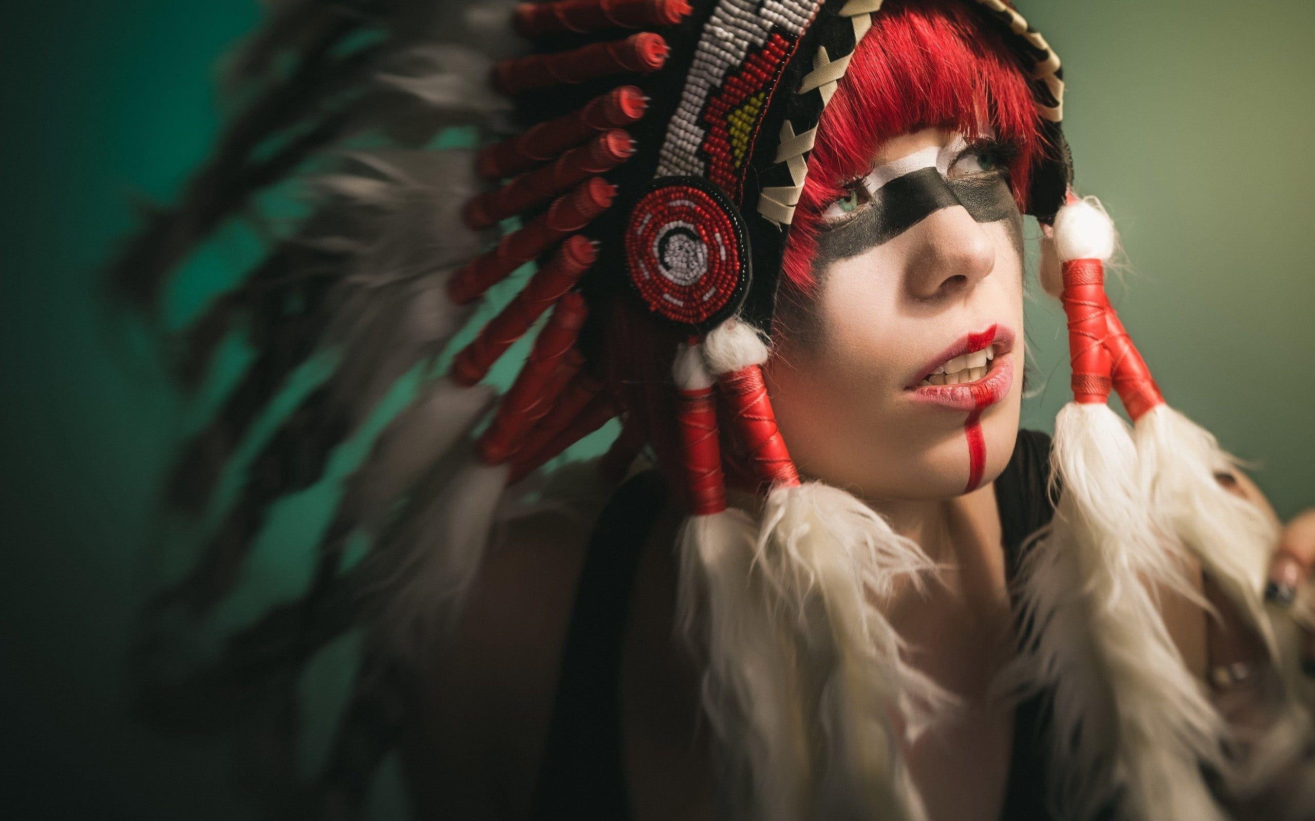 2560x1600 Native american costume HD wallpaper