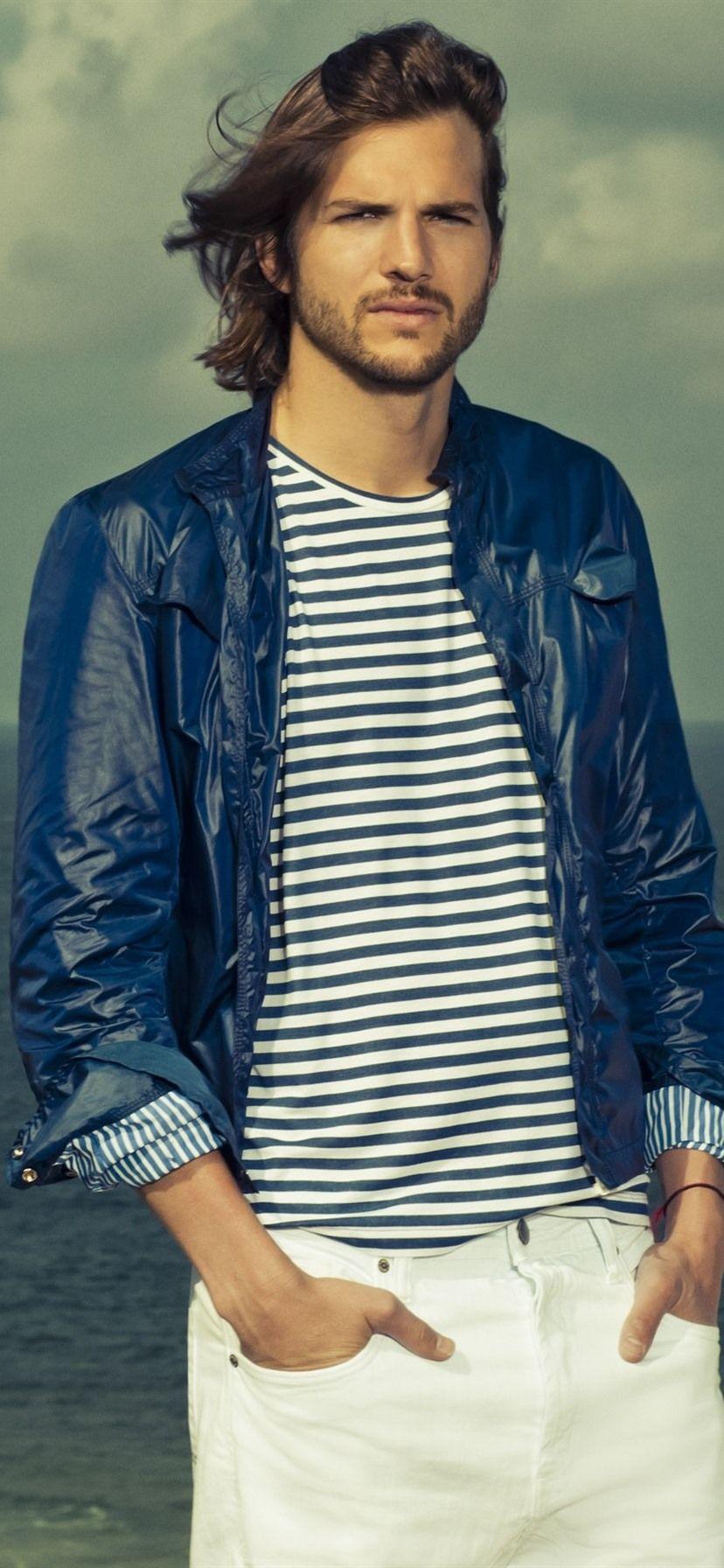 828x1792 Wallpaper Ashton Kutcher, sea 2560x1600 HD Picture, Image