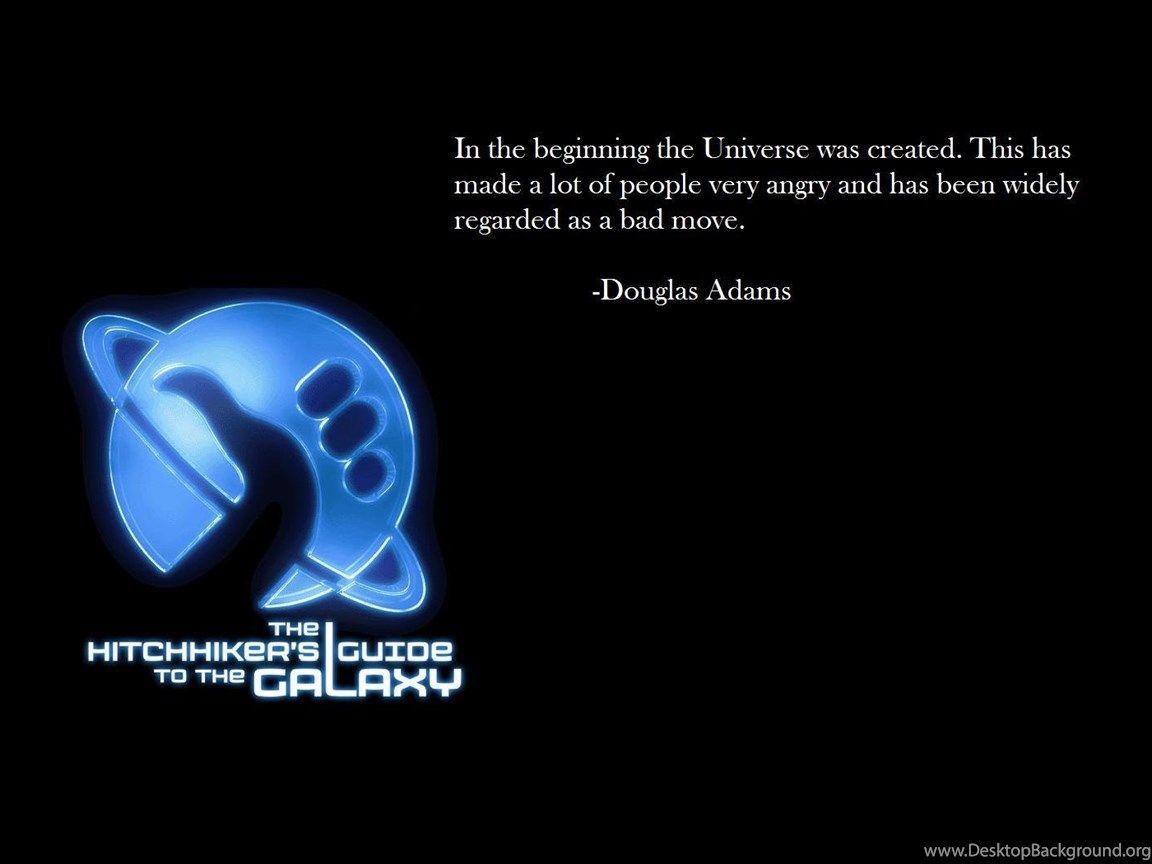 1152x864 Douglas Adams The Hitchhikers Guide To The Galaxy Wallpaper. Desktop Background