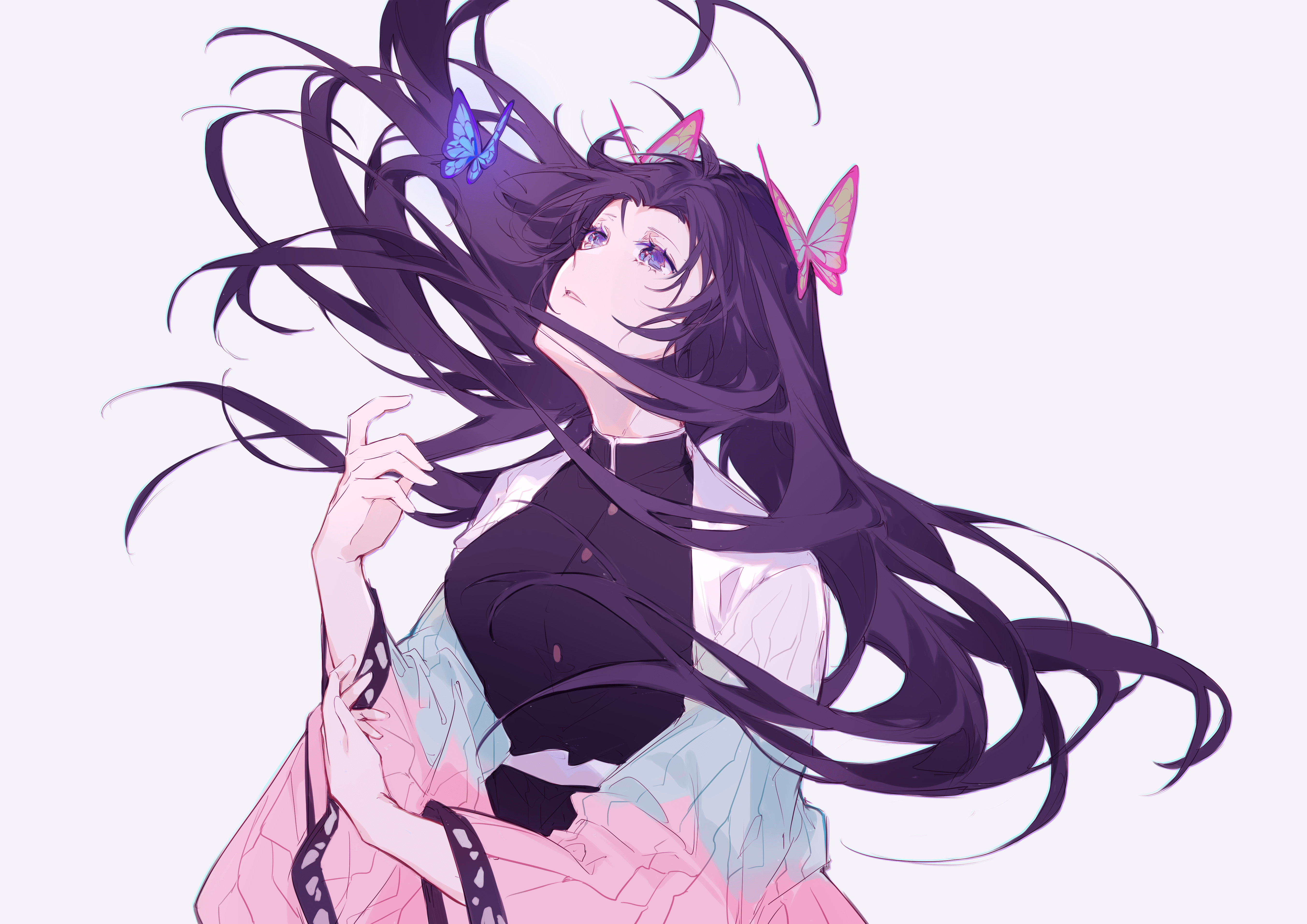 5409x3826 Kochou Kanae no Yaiba Anime Image Board