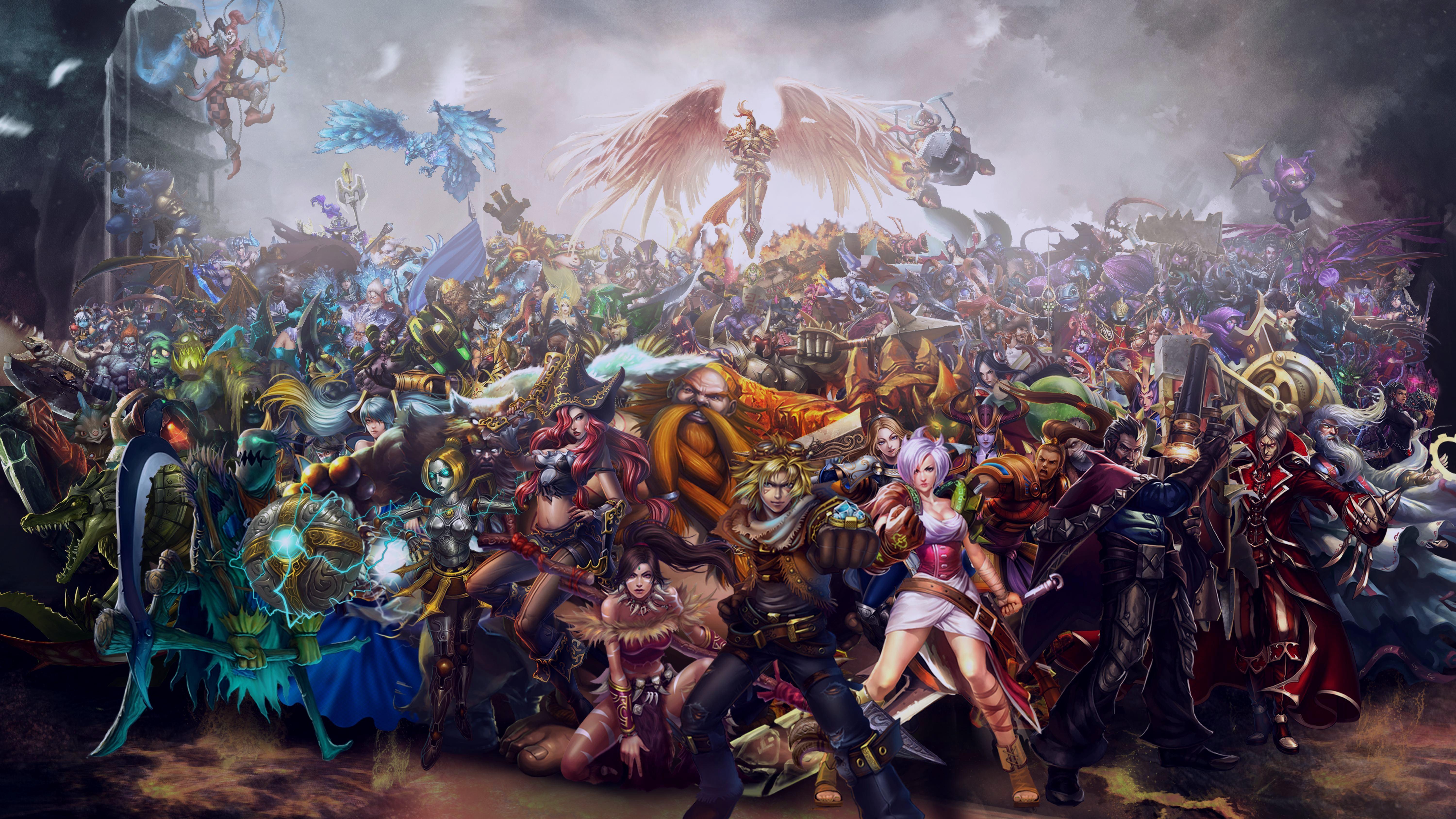 6000x3375 Mobile Legends Bang Bang Every Character Wallpaper