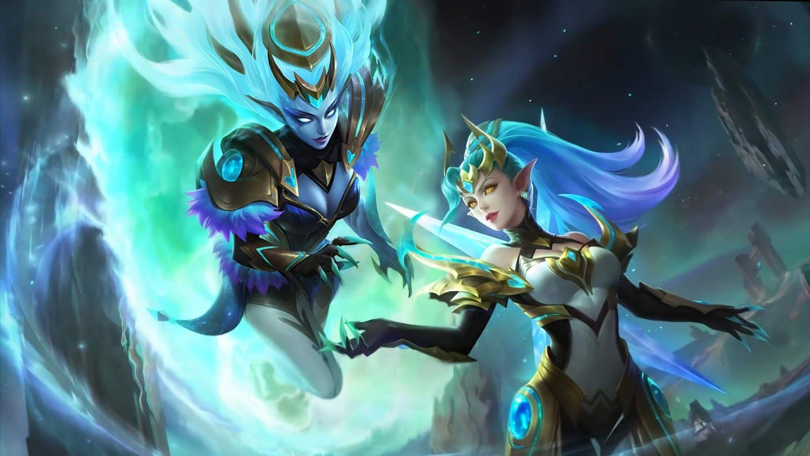 1600x900 Mobile Legends Selena Zodiac Skin Wallpaper