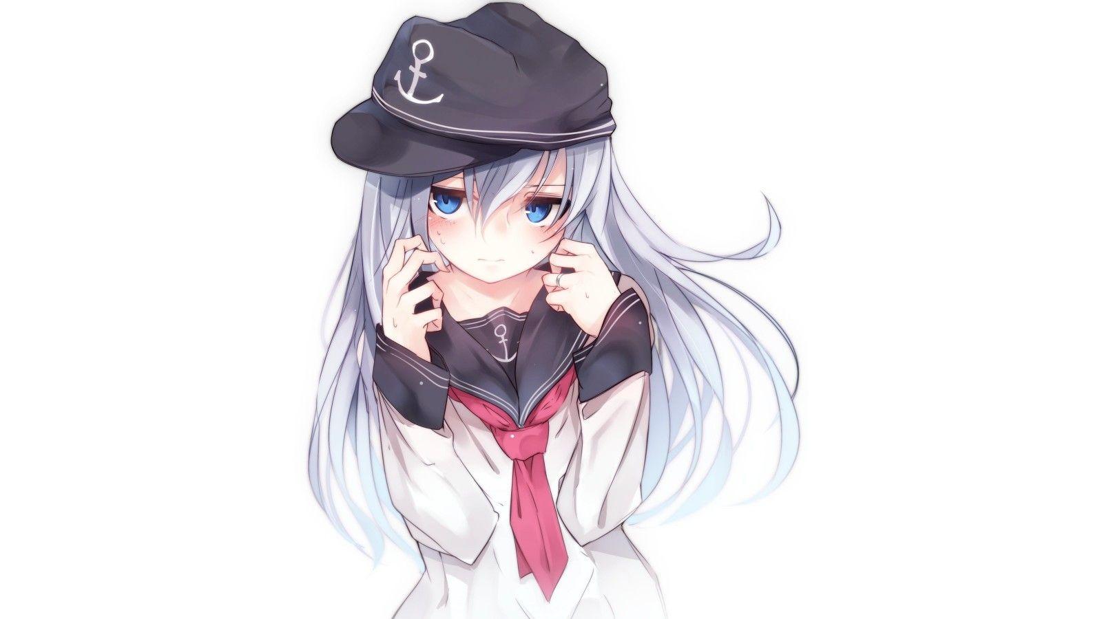 1600x900 drawing, illustration, anime, anime girls, cartoon, Kantai Collection, Hibiki KanColle, sketch, mangaka. Mocah.org HD Desktop Wallpaper