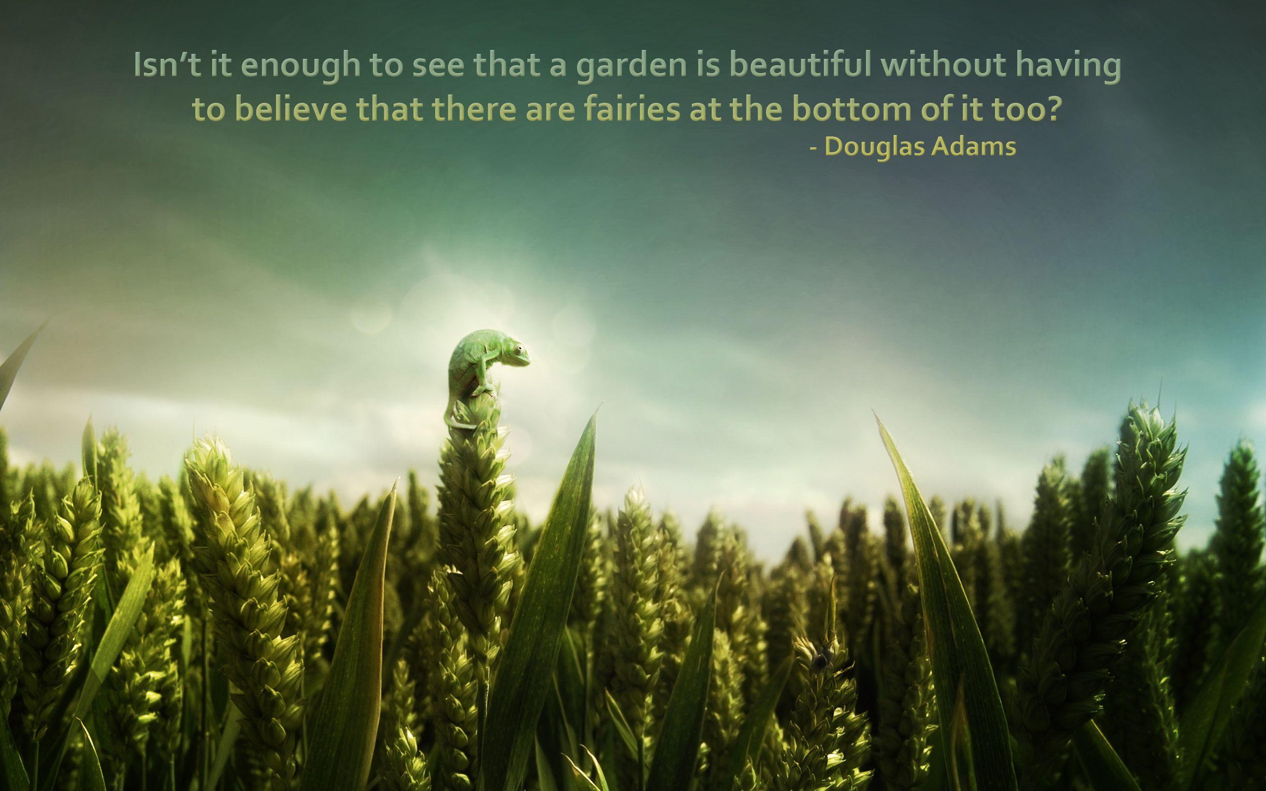 2560x1600 Douglas Adams on Beautiful Gardens