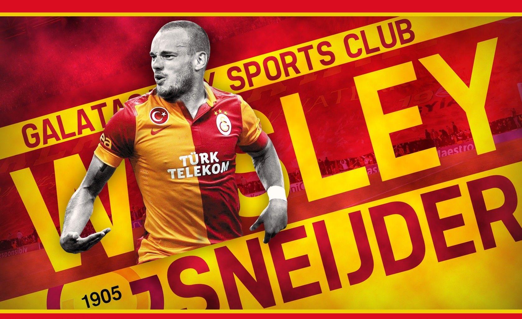 1679x1028 Wesley Sneijder, Galatasaray S.K. Wallpaper HD / Desktop and Mobile Background