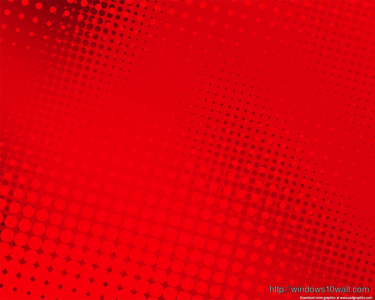 1280x1024 Red halftone background free download