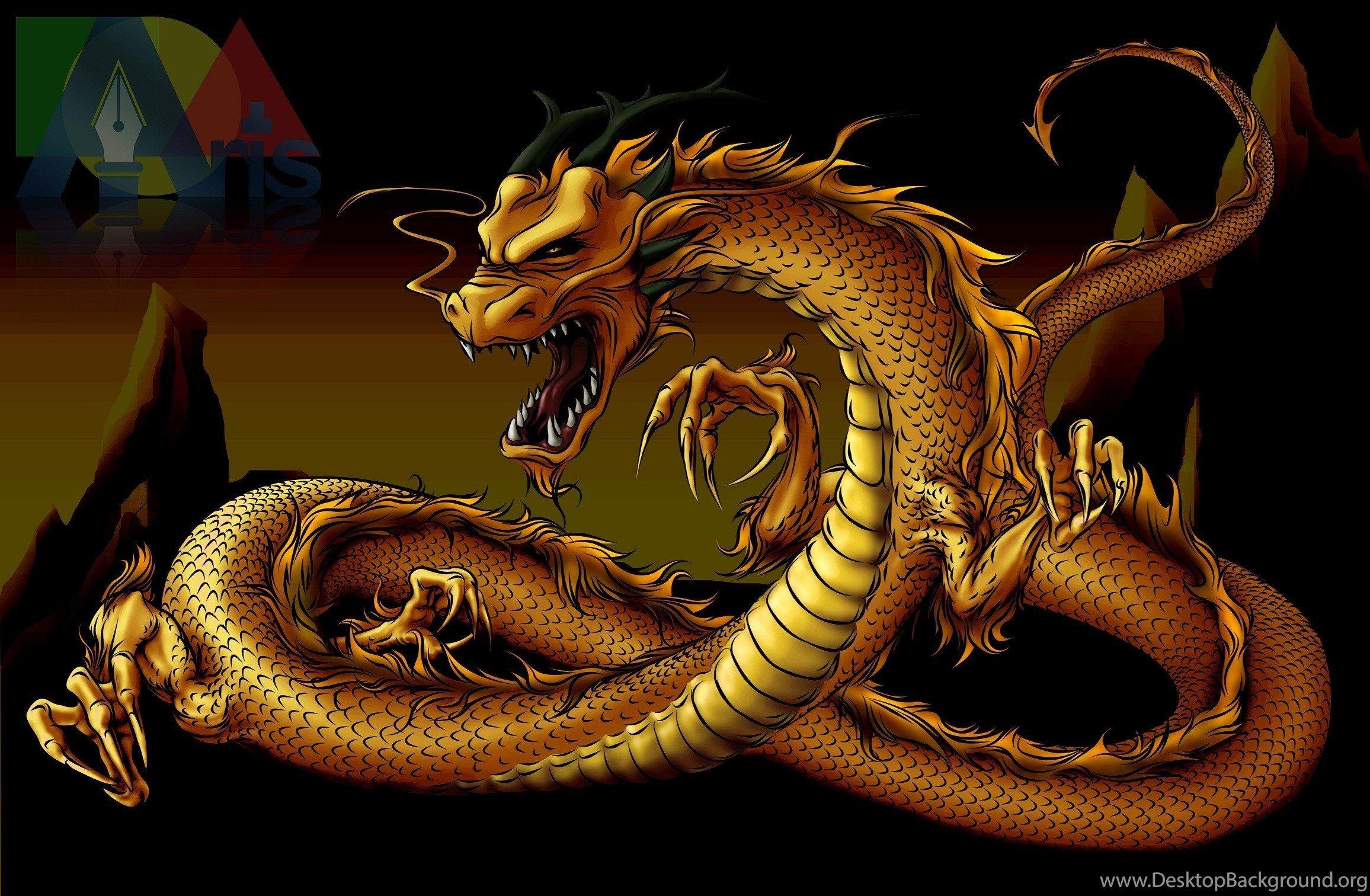 HD wallpaper: broncefigur, dragon, golden dragon, thailand, art and craft |  Wallpaper Flare