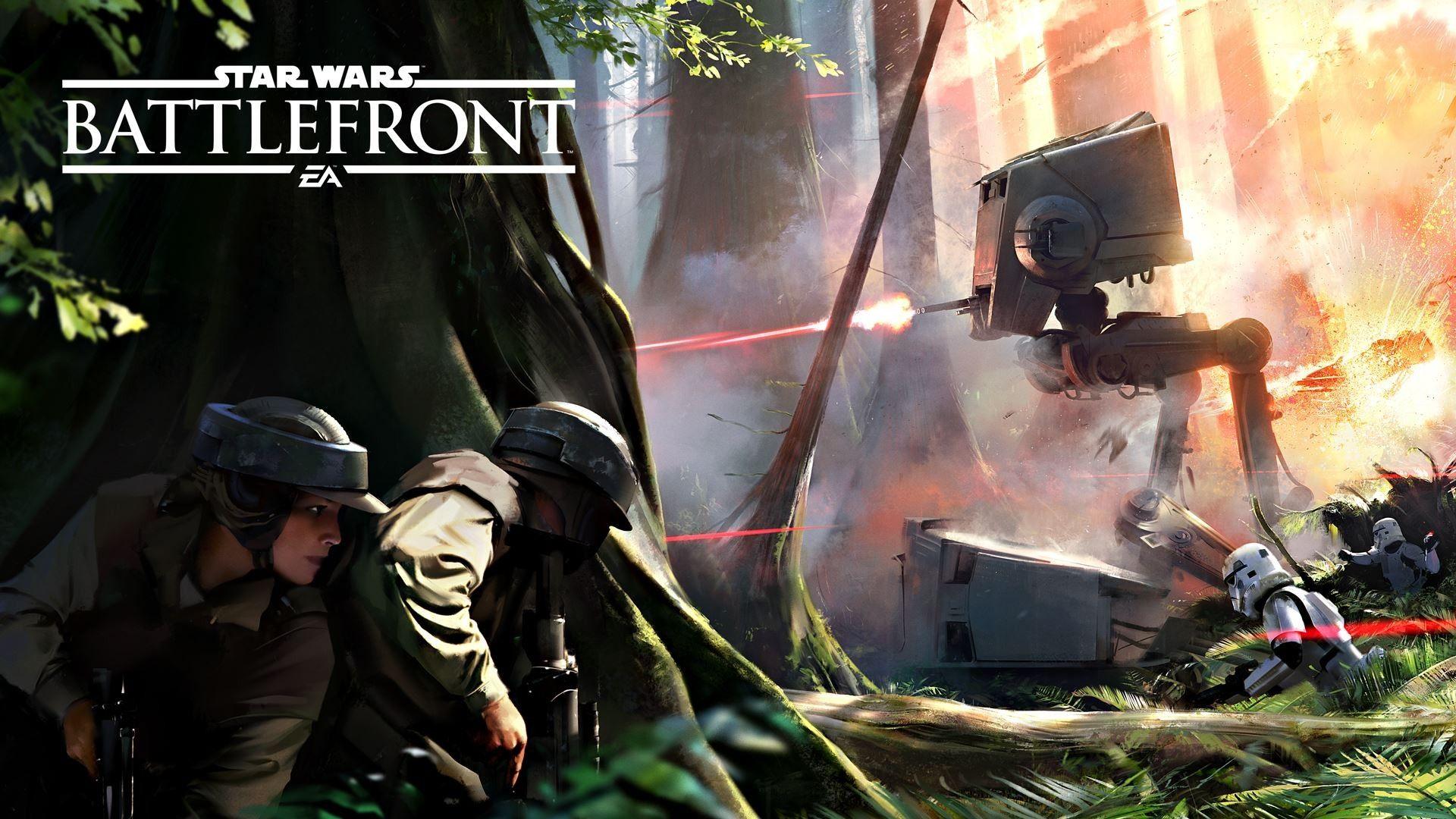 1920x1080 Star Wars, Star Wars: Battlefront, Endor, AT ST, Battle Of Endor, Rebel Alliance, Stormtrooper Wallpaper HD / Desktop and Mobile Background
