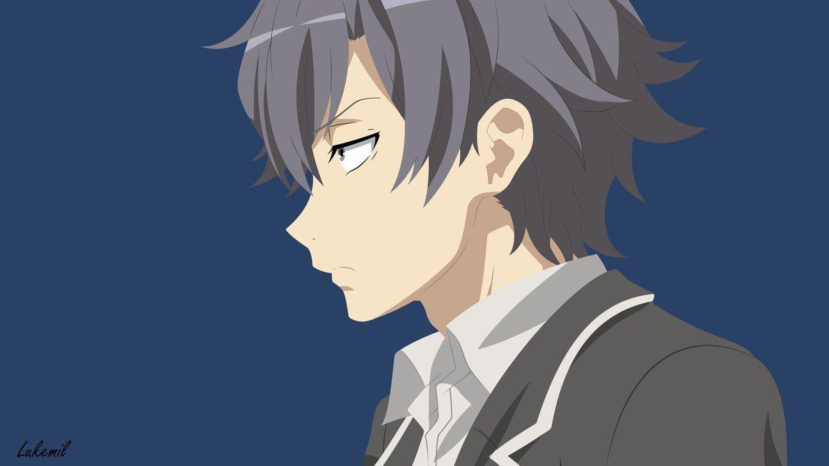 My Youth Romantic Comedy Is Wrong, As I Expected Anime Hachiman Hikigaya  Desktop, anime, blue, child, face png | PNGWing