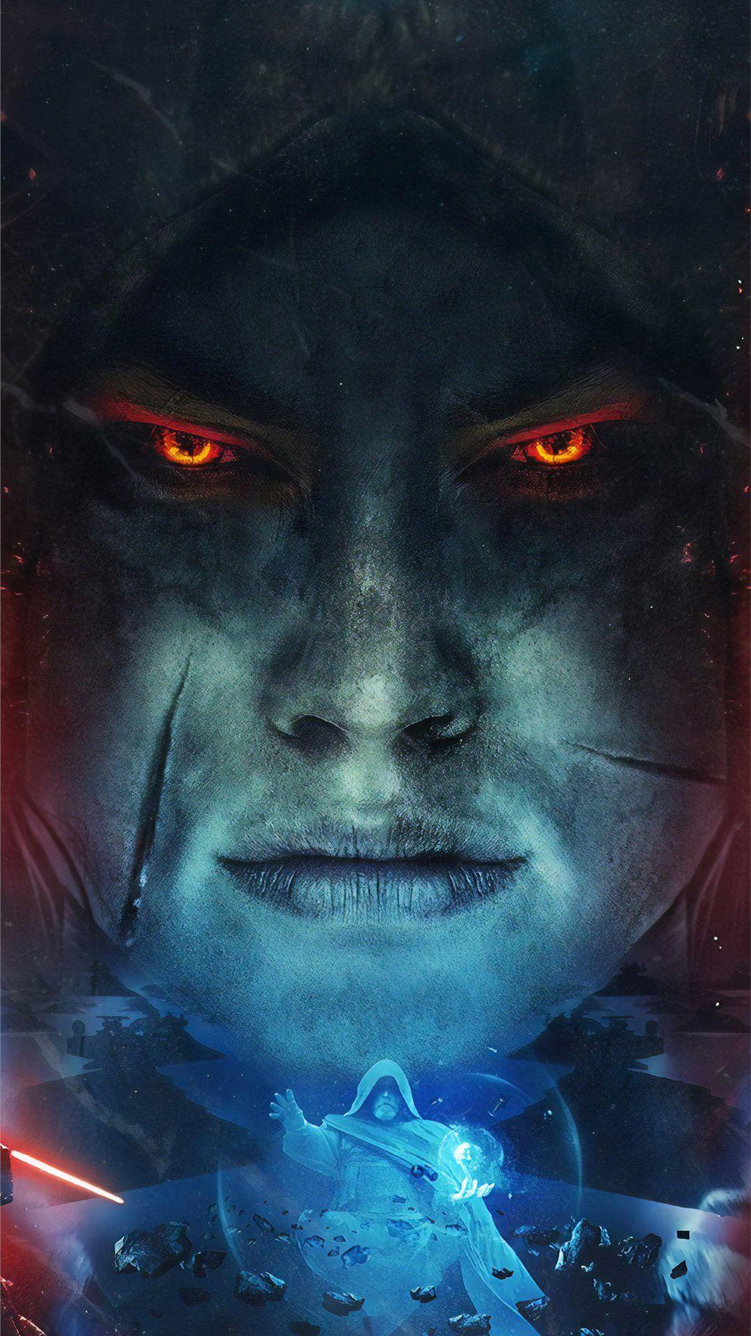 1080x1920 star wars the rise of skywalker movie art 4k iPhone 8 Wallpaper Free Download