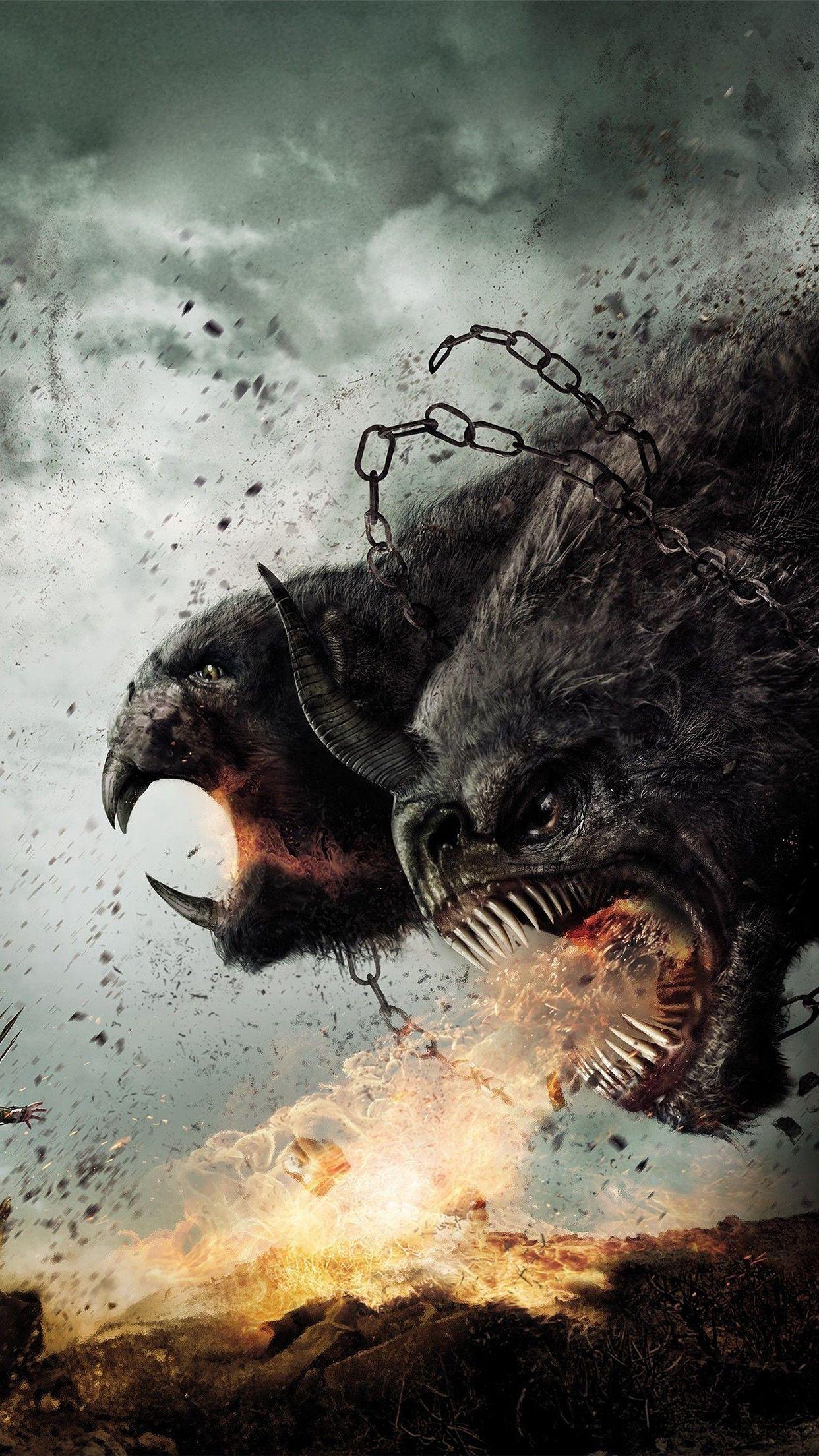 1242x2208 Fantasy Movie Art Illust Hero Paint