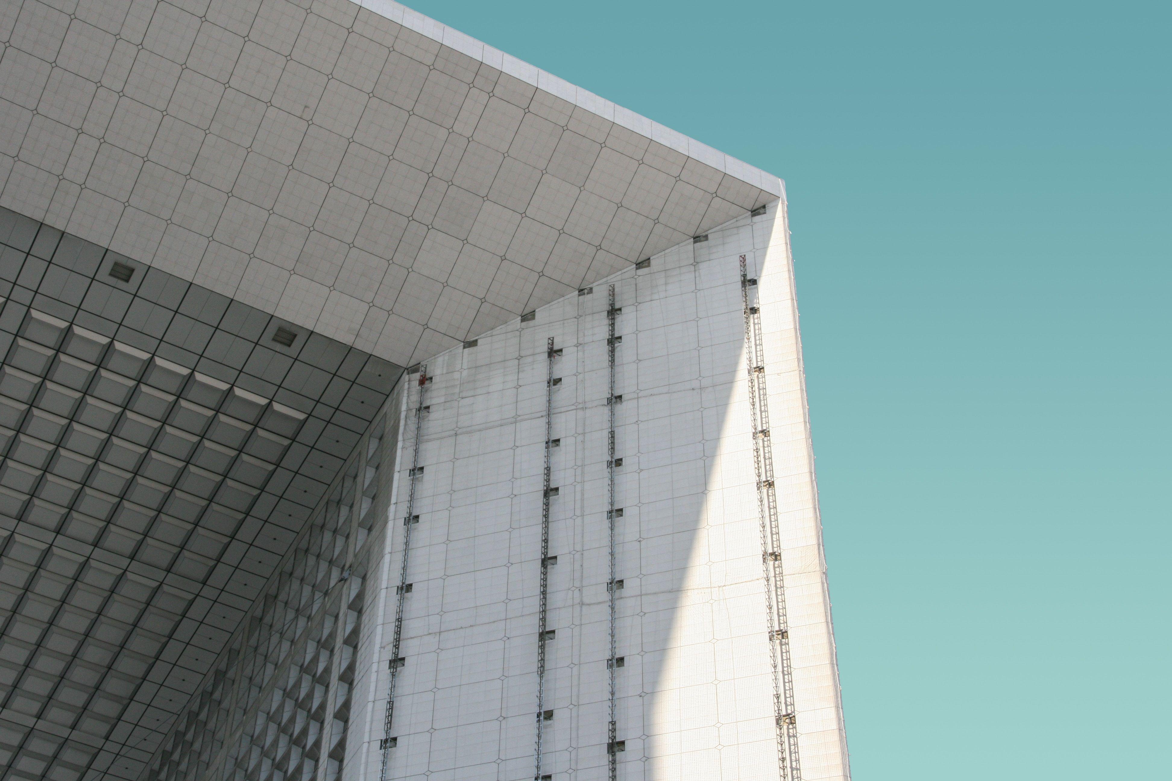 3888x2592 3888x2592 architecture, line, brutalist, point, modernism, urban, blue, architectural, concrete, sky, white, building, facade, roof, modernist, HD wallpaper, Creative Commons image, grid, arch, brutalism, corner. Mocah HD Wallpaper
