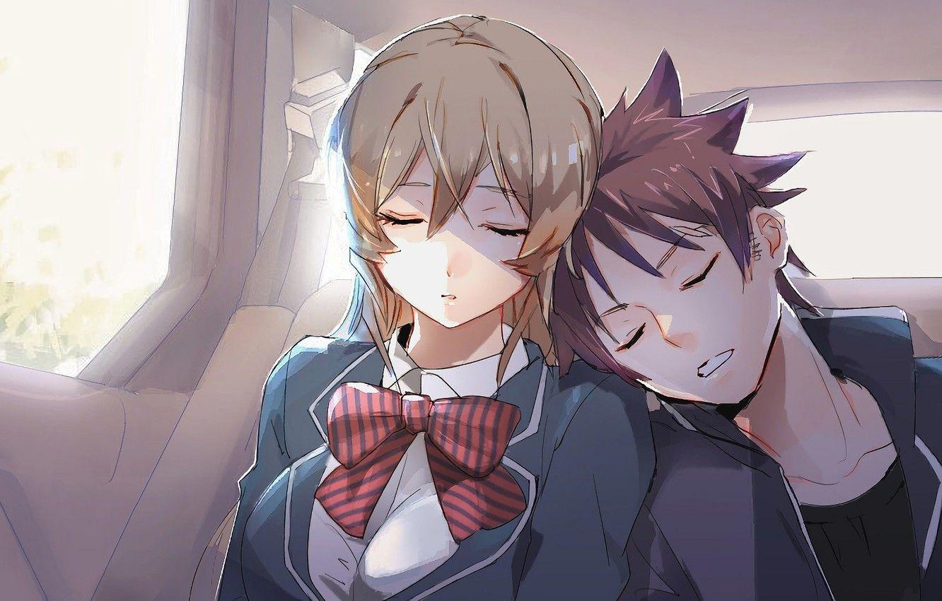 1332x850 Wallpaper sleep, Erina Nakiri's, In the search for the divine recipe, Soma Yukihira, Shokugeki No Soma image for desktop, section сёнэн