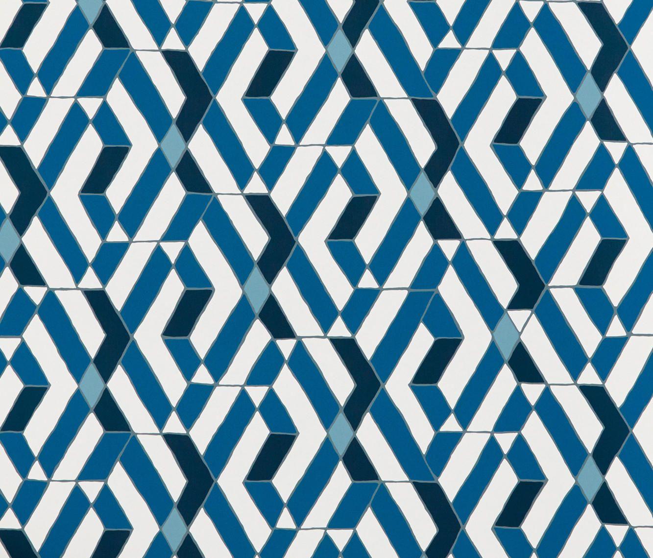1333x1139 QUILT⎟BLUE coverings / wallpaper from Hygge & West
