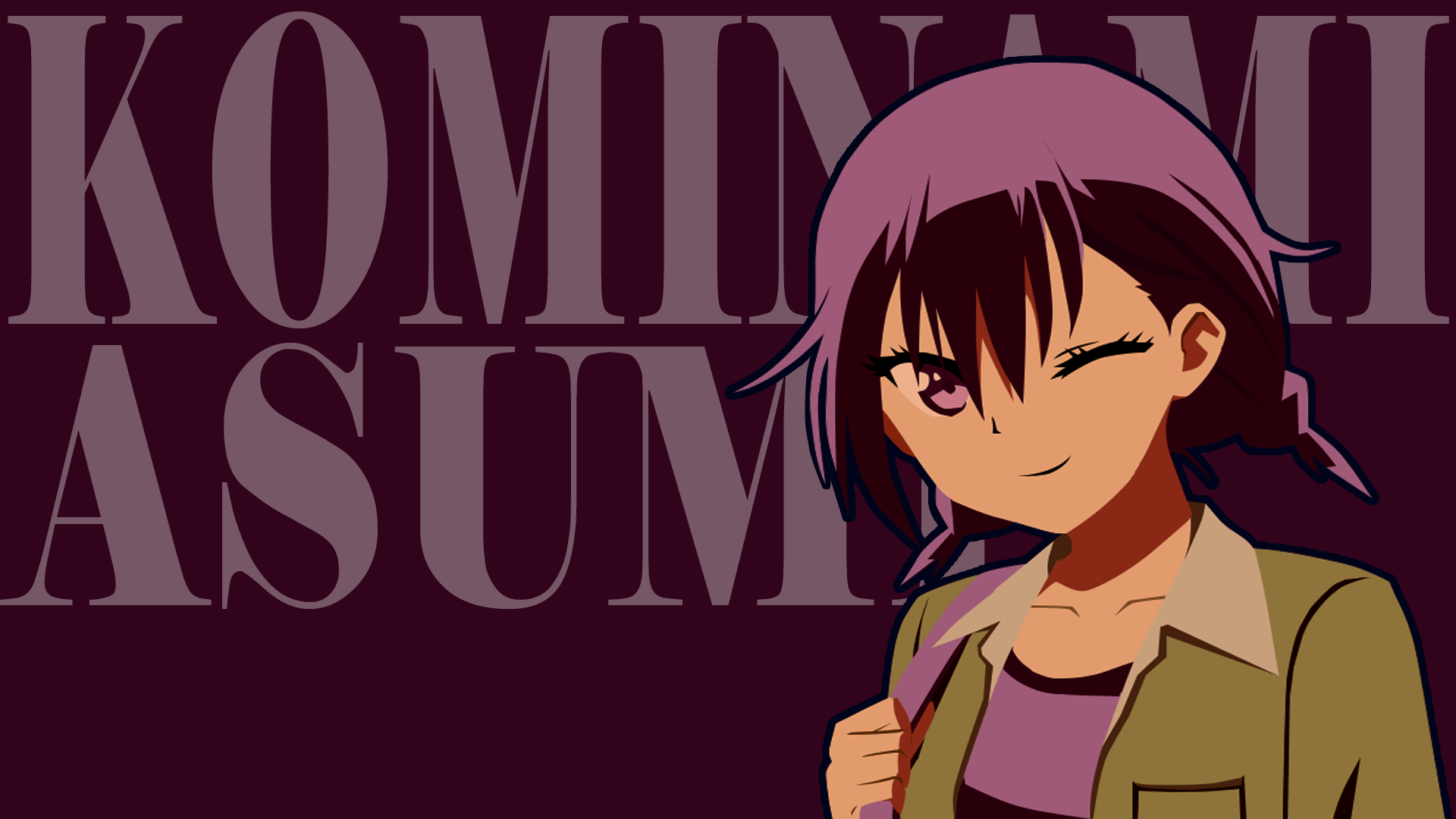 1920x1080 Kominami Asumi Never Learn Wallpaper Background Image. View, download, comment, and rate -. Wallpaper background, Background image, Anime sketch