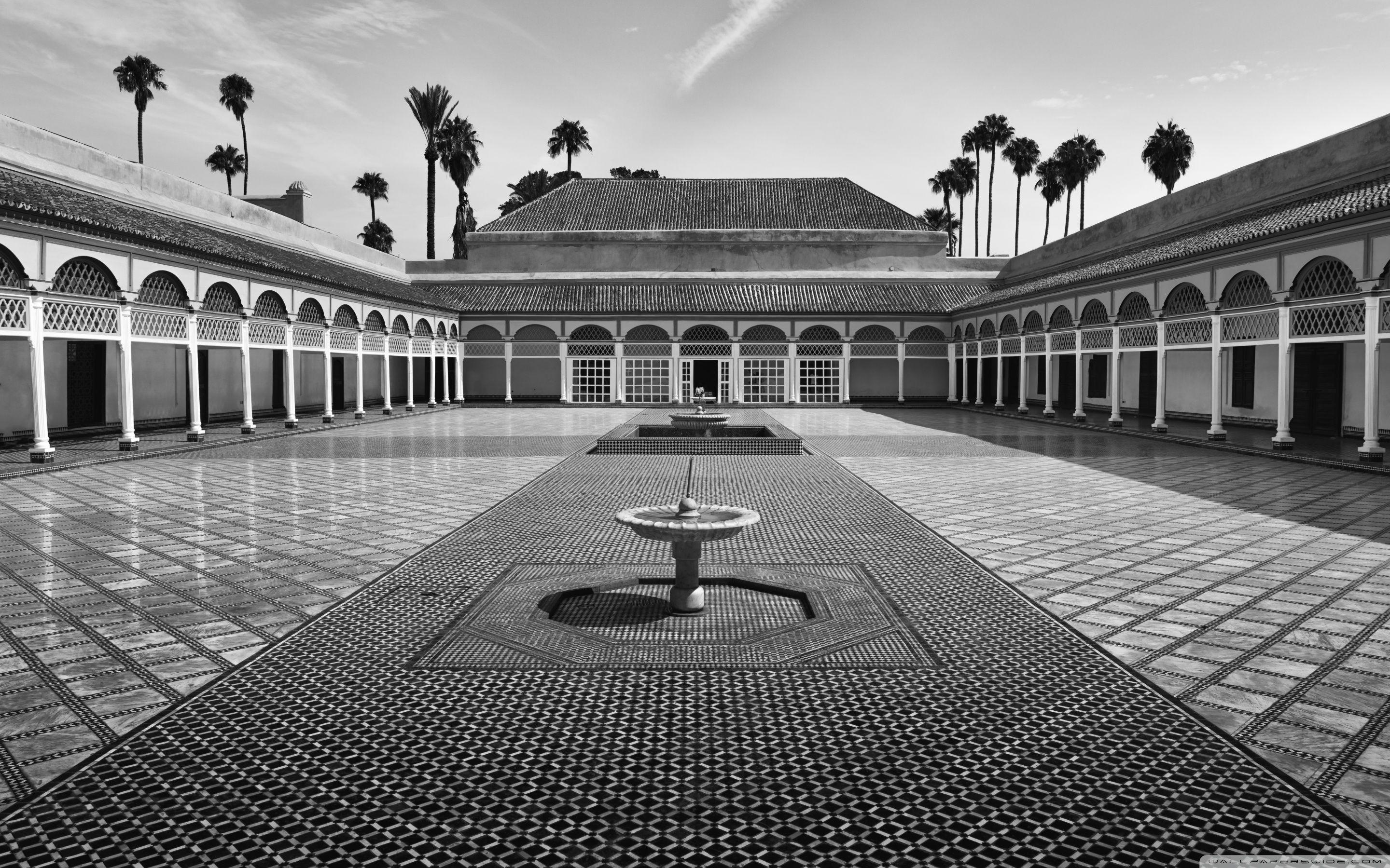2880x1800 Bahia Palace Courtyard, Marrakesh, Morocco Ultra HD Desktop Background Wallpaper for 4K UHD TV : Widescreen & UltraWide Desktop & Laptop
