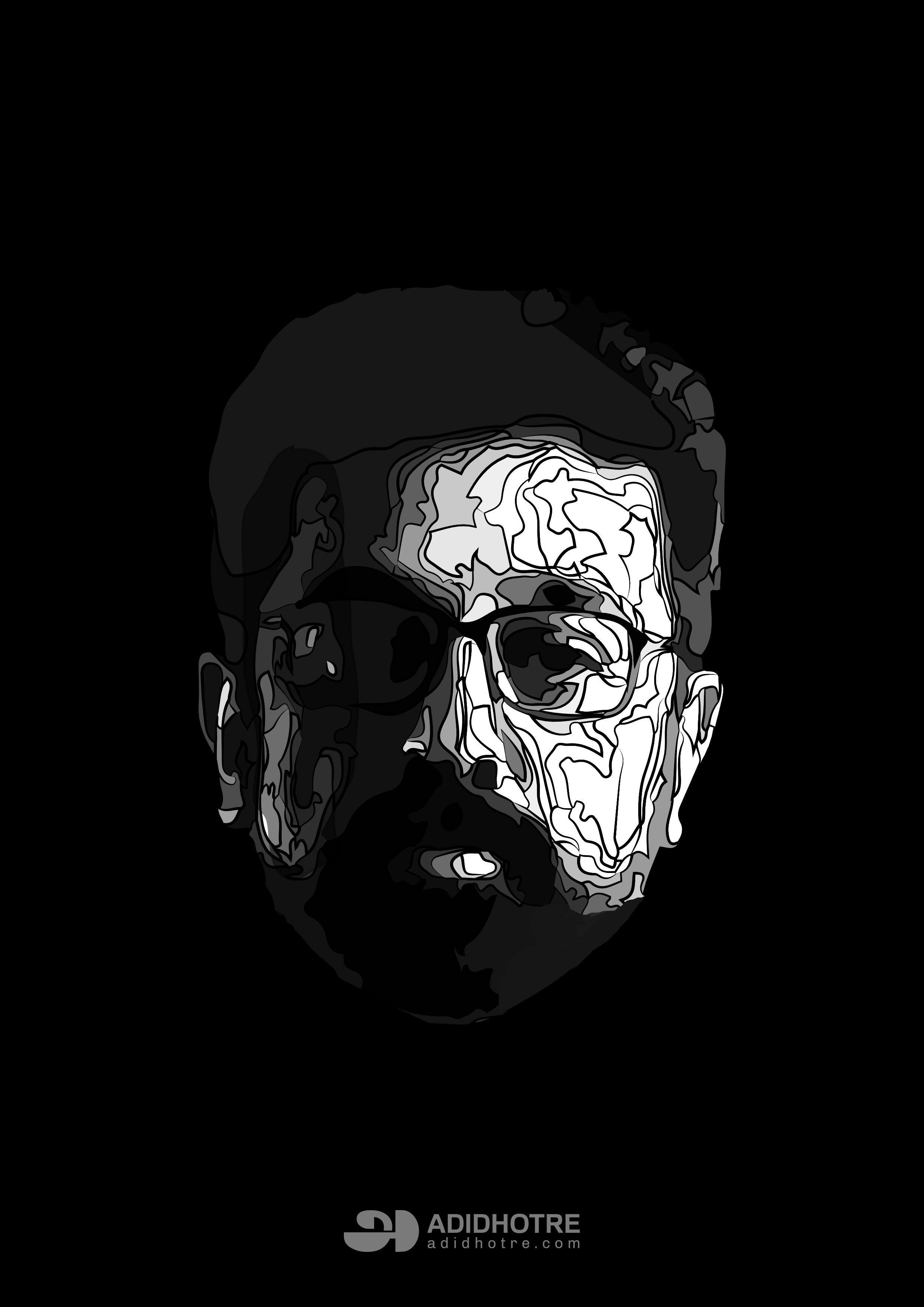 2480x3508 KamalHaasan Dark Themed Poster. #Kamal #Design #Illustration #Creative #Art #Common #Simple #Poster Source. Simple poster, Actors image, Illustration