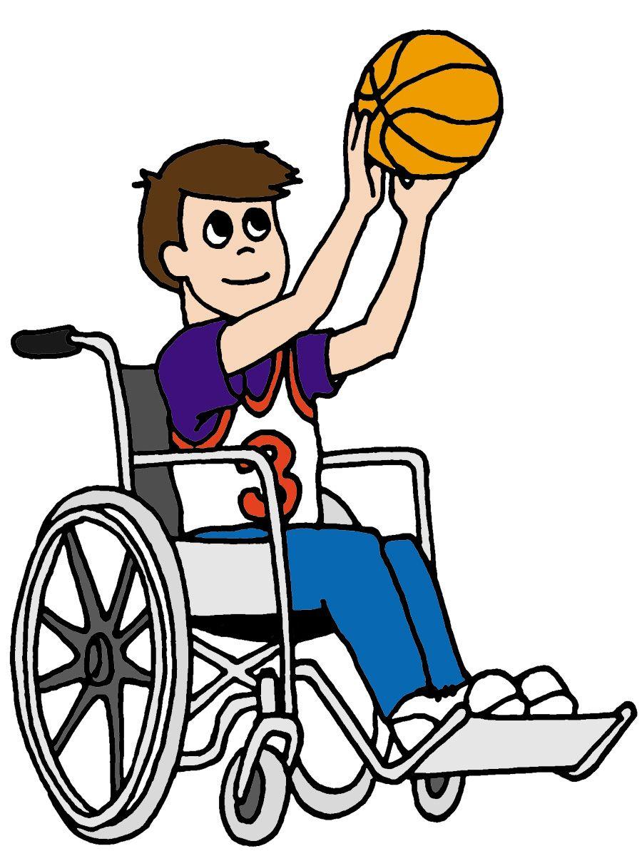 900x1200 Wheelchair Basketball Clipart Clipart Image