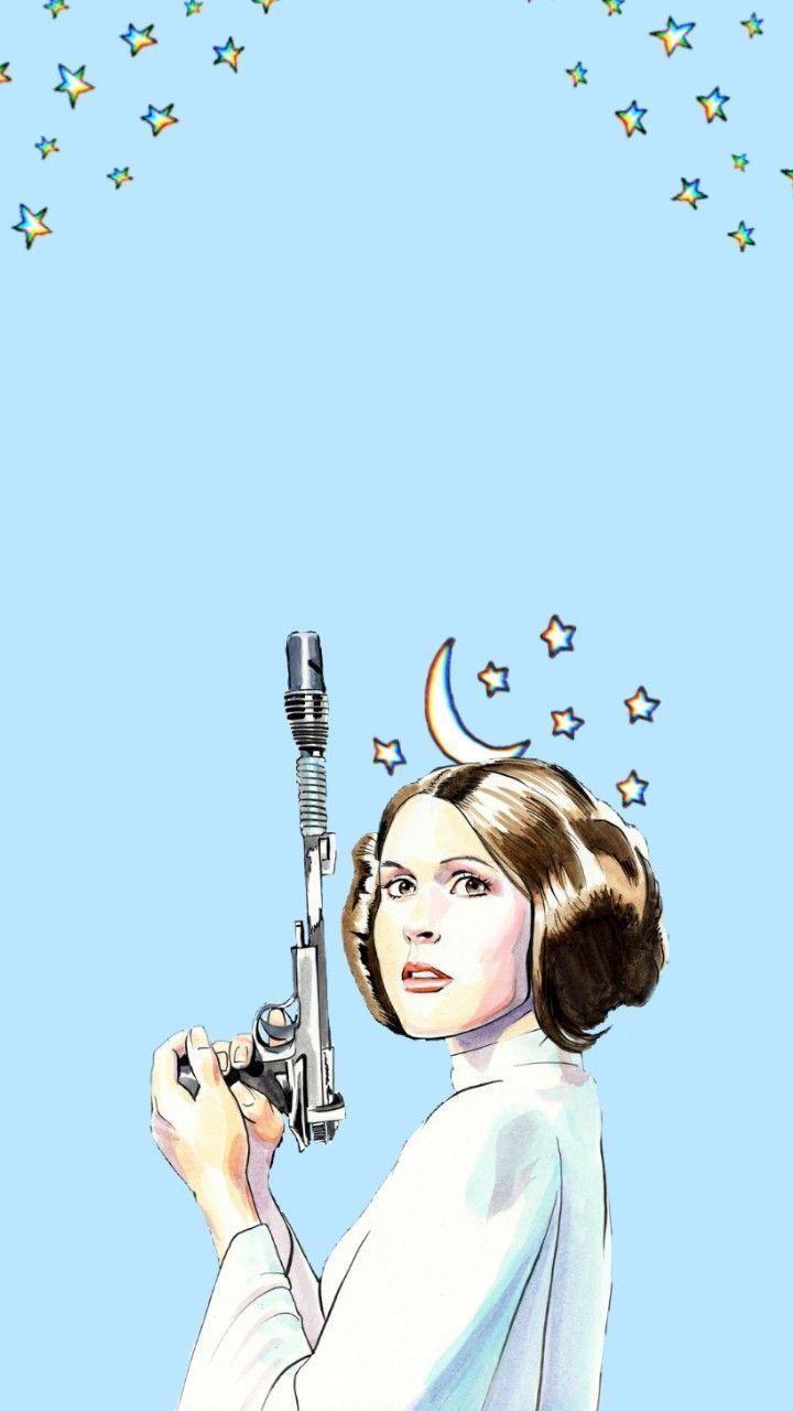 720x1280 lockscreen star wars leia organa. Star wars wallpaper, Star wars wallpaper iphone, Star wars background
