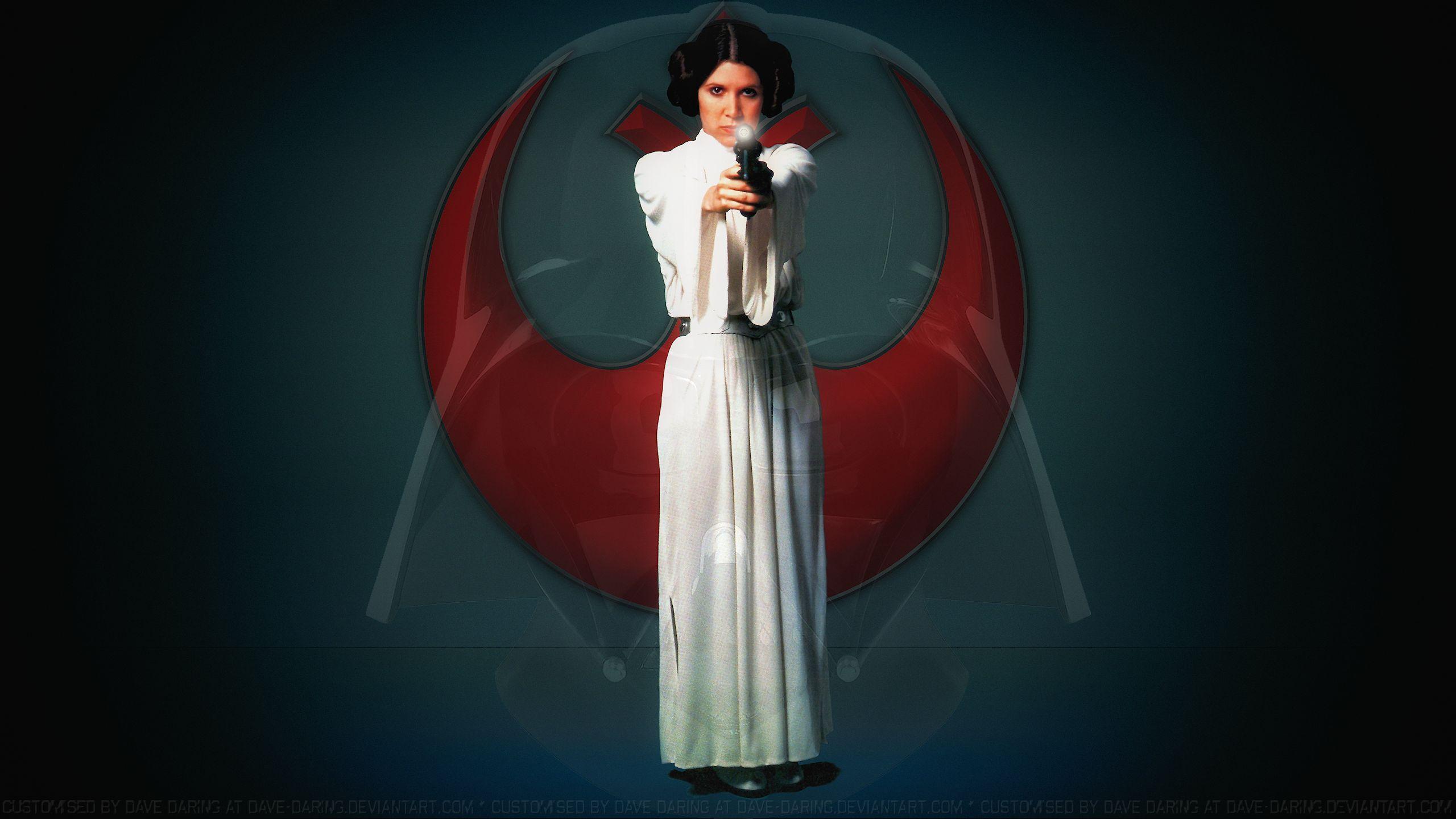 2560x1440 Princess Leia Wallpaper