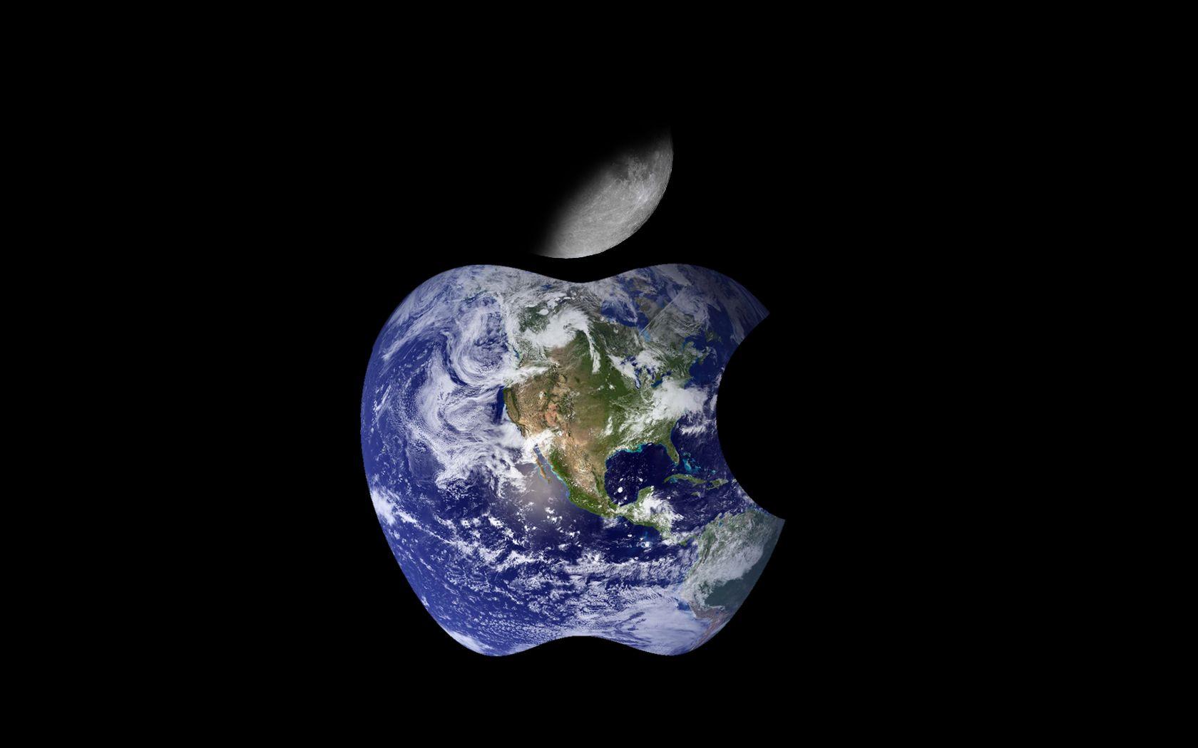 apple planet wallpaper