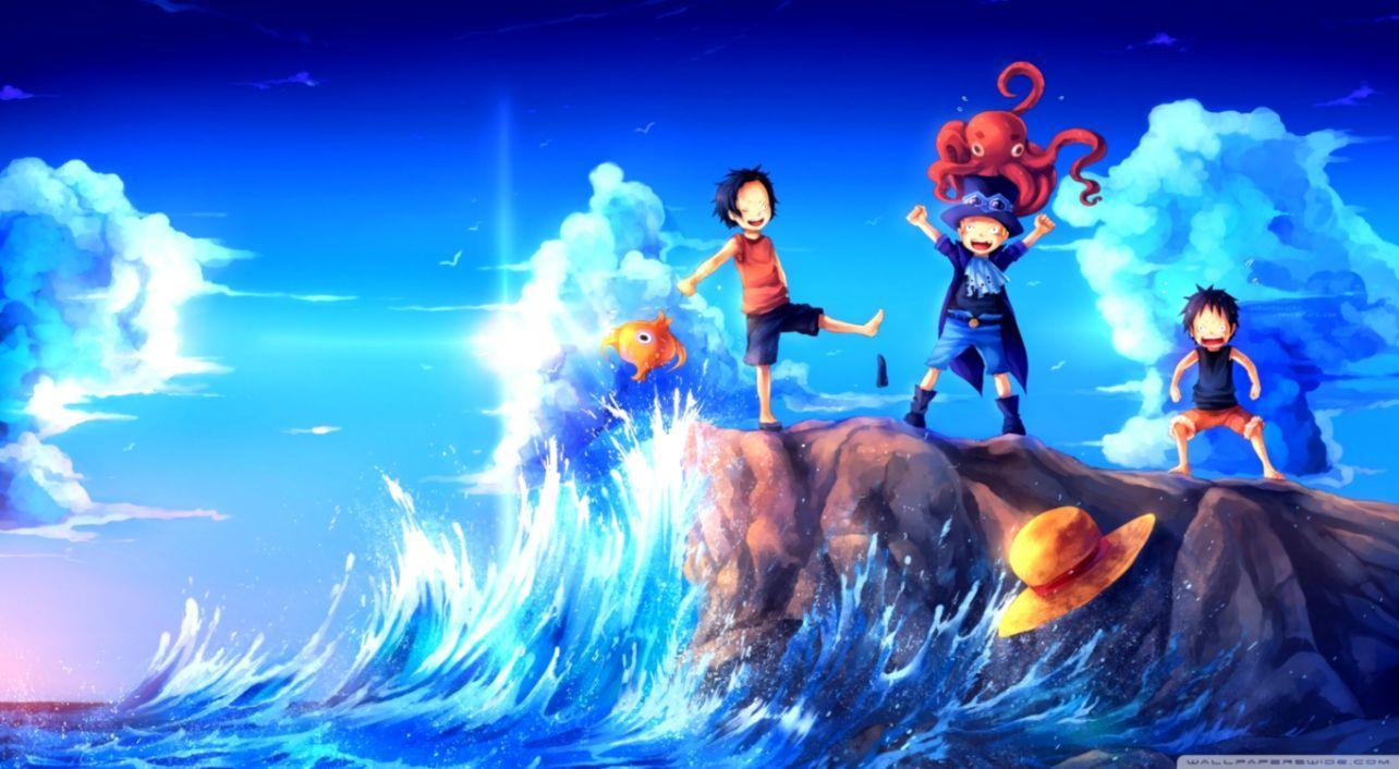 1284x706 Ace And Luffy HD Wallpaper. All HD Wallpaper Gallery