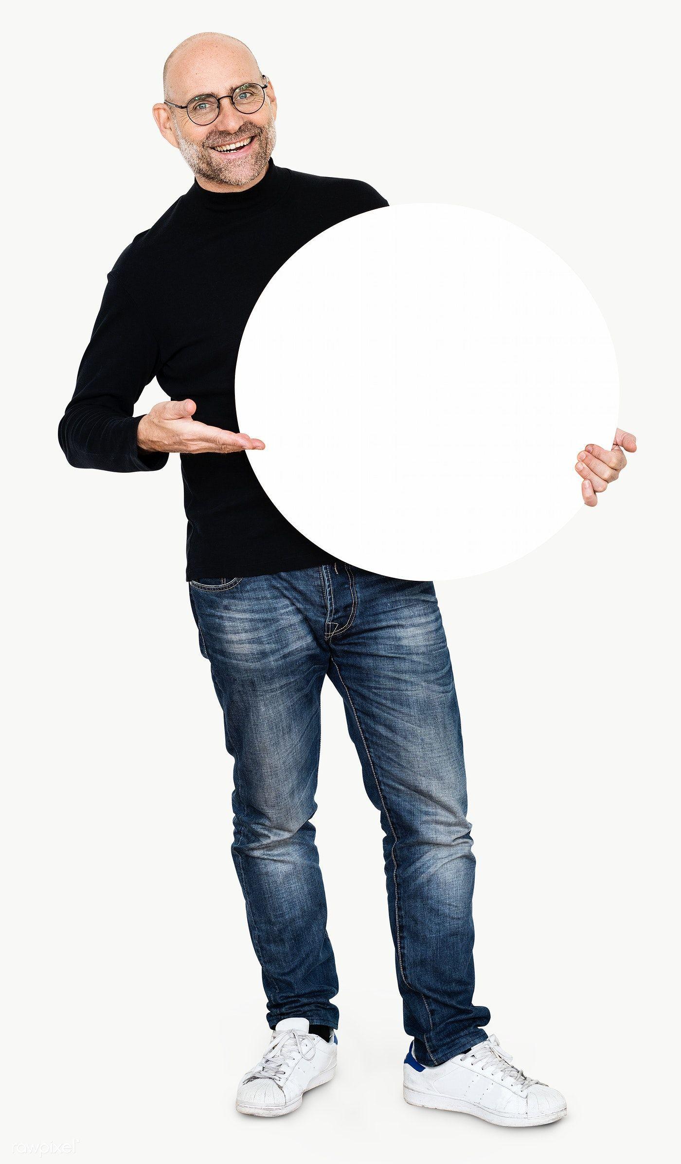 1400x2393 Download premium png of Happy man holding round board transparent png. Happy man image, Pink background image, Man photography
