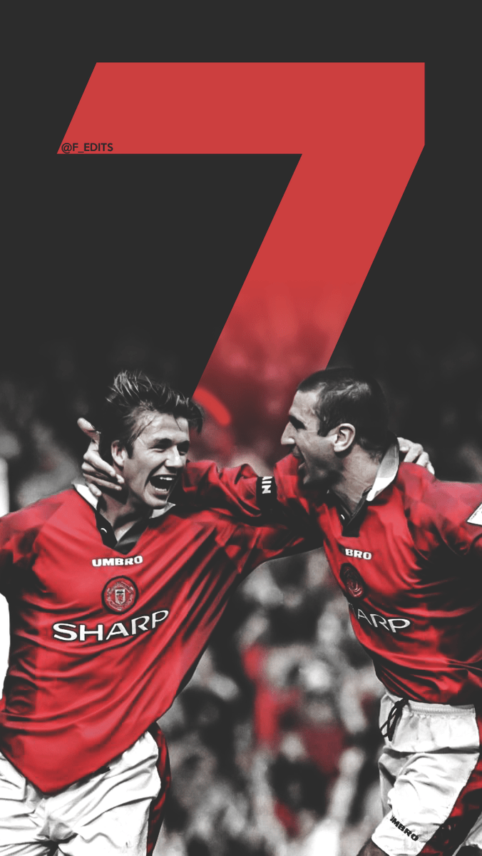 676x1200 Fredrik Beckham and Eric Cantona. #mufc. iPhone wallpaper and icon