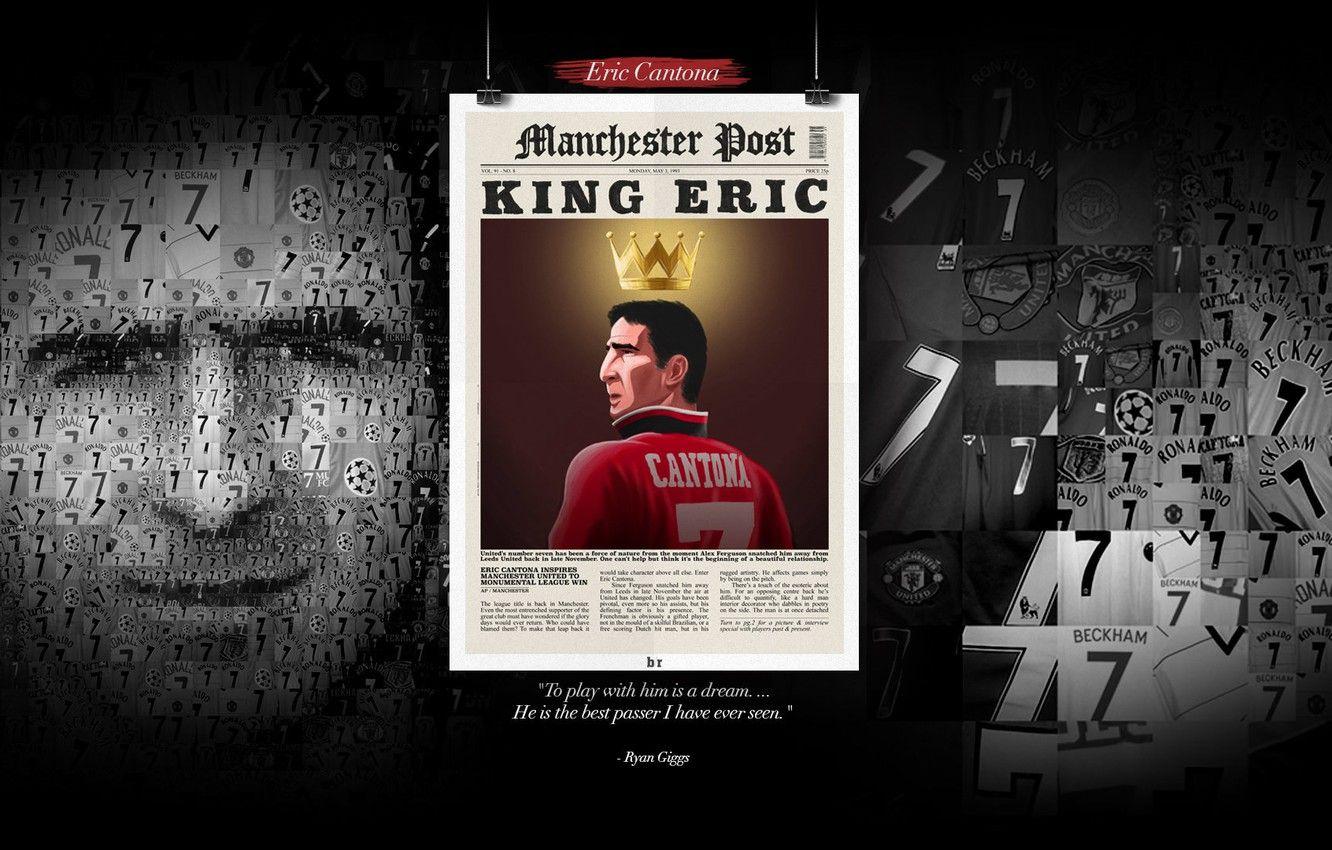 1332x850 Wallpaper wallpaper, sport, football, legend, Manchester United, player, Eric Cantona image for desktop, section спорт