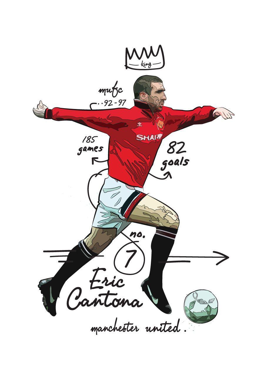908x1283 Kieran Carroll Design. Manchester united legends, Eric cantona, Manchester united wallpaper