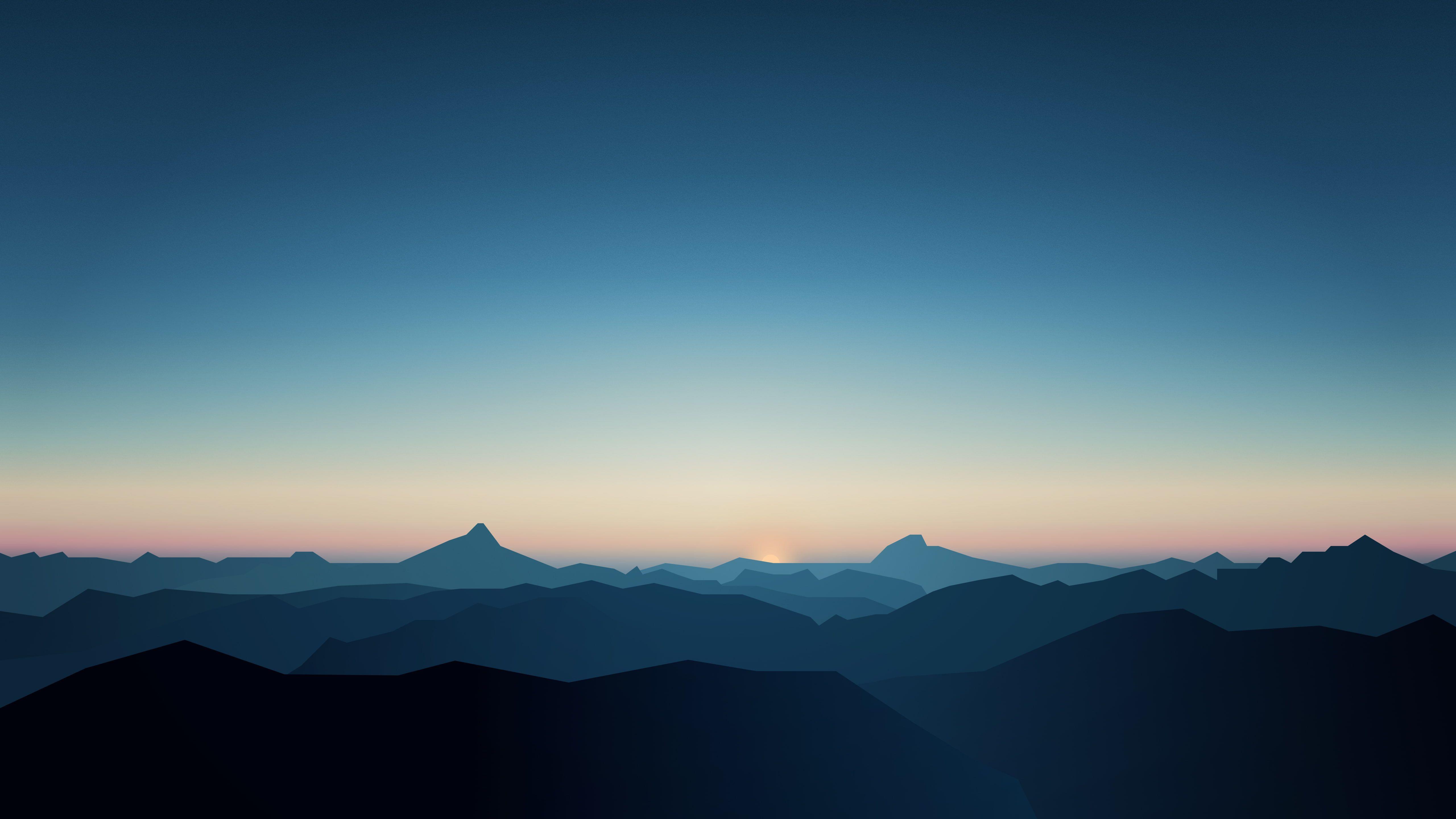 Minimalist Sunrise Wallpapers - Top Free Minimalist Sunrise Backgrounds ...