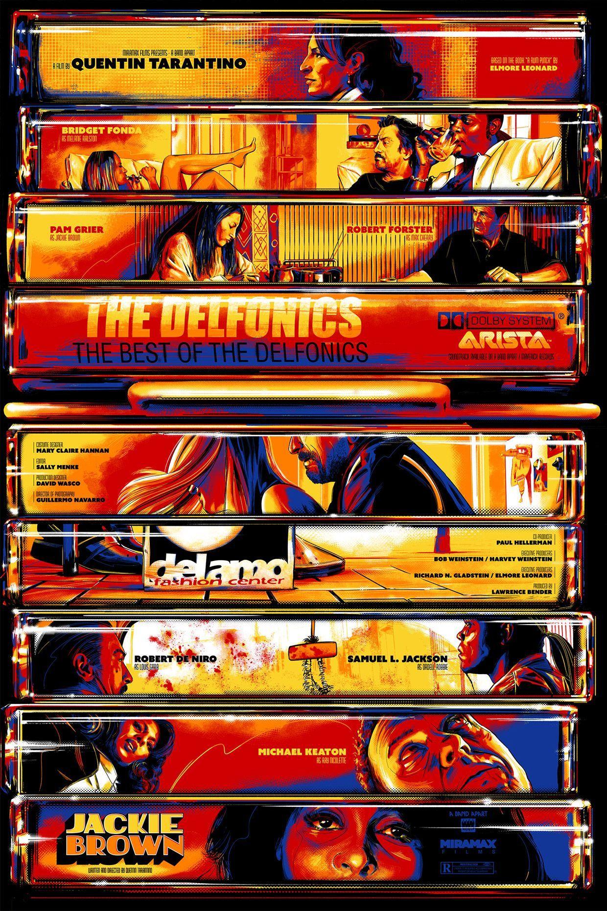 1240x1861 Jackie Brown (1997) [1240 x 1861], HQ Background. HD wallpaper Gallery. Gallsource.com. Jackie brown, Quentin tarantino, Movie posters