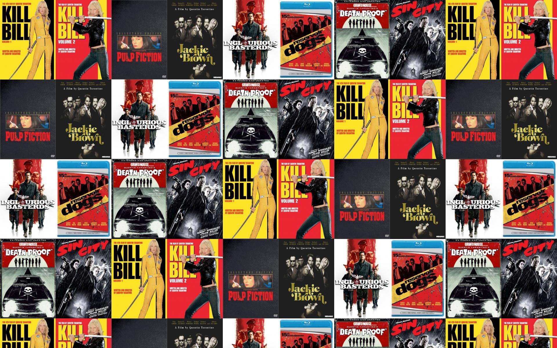 1920x1200 Kill Bill Kill Bill 2 Pulp Fiction Jackie Wallpaper « Tiled Desktop Wallpaper