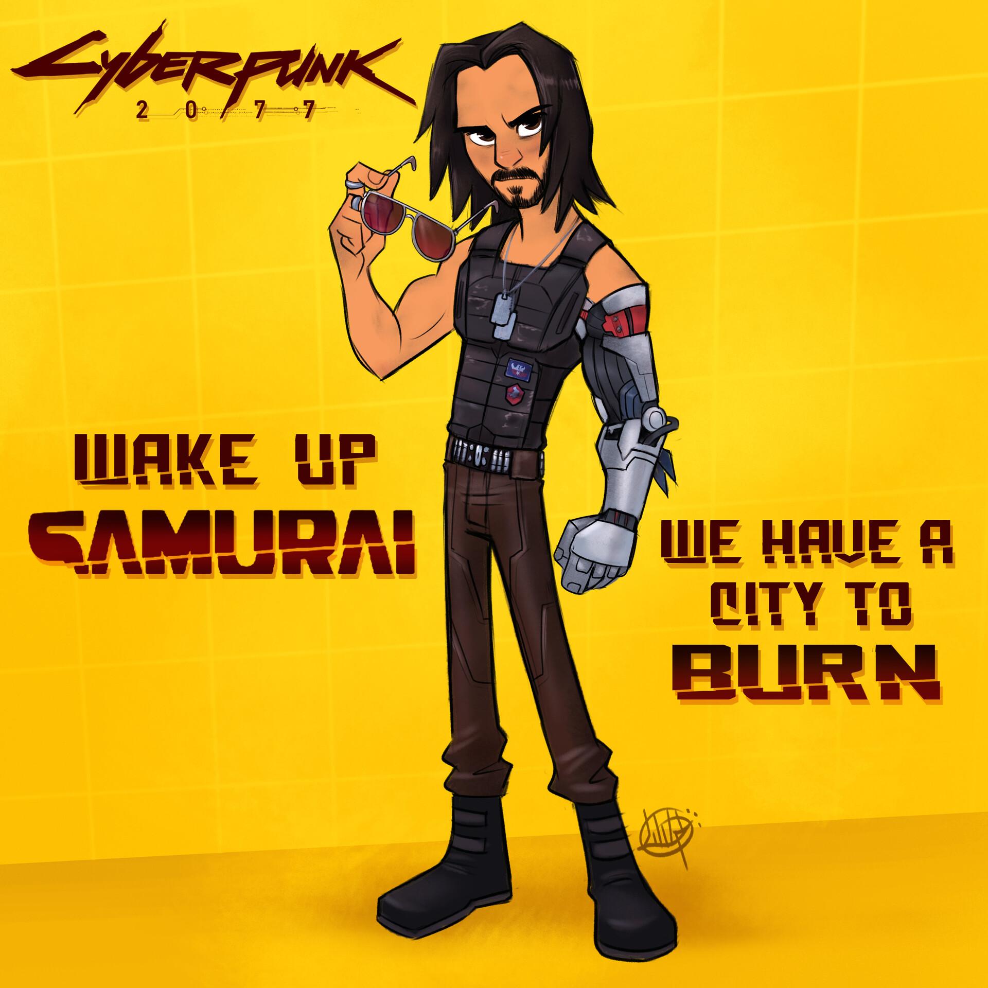 1920x1920 Johnny Silverhand Cyberpunk 2077 Game Art by Luigi Lucarelli Wallpaper and Free