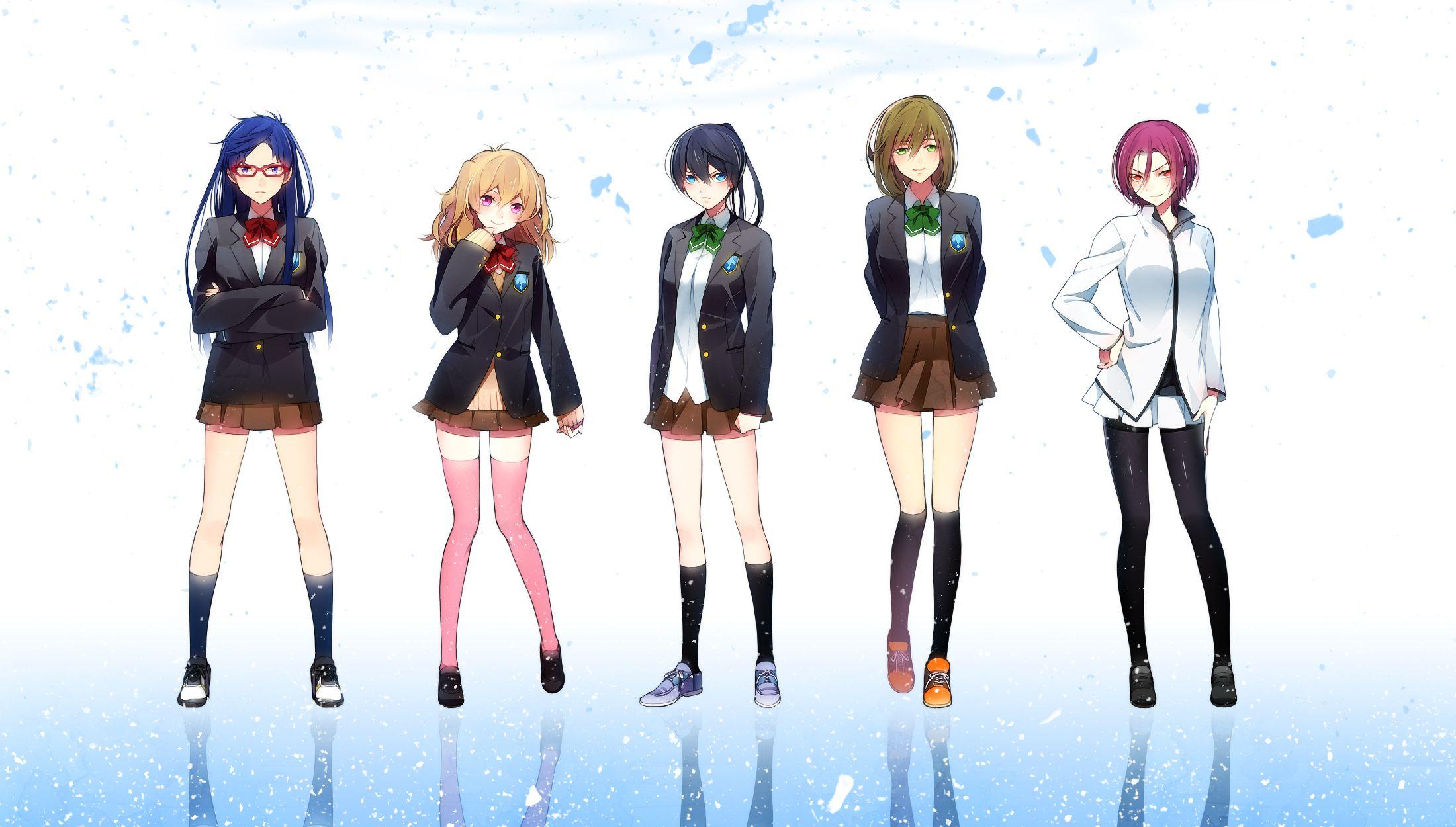 2200x1250 Haruka Nanase Free Makoto Tachibana Nagisa Hazuki Rei Ry Gazaki Rin Matsuoka Wallpaper:2200x1250