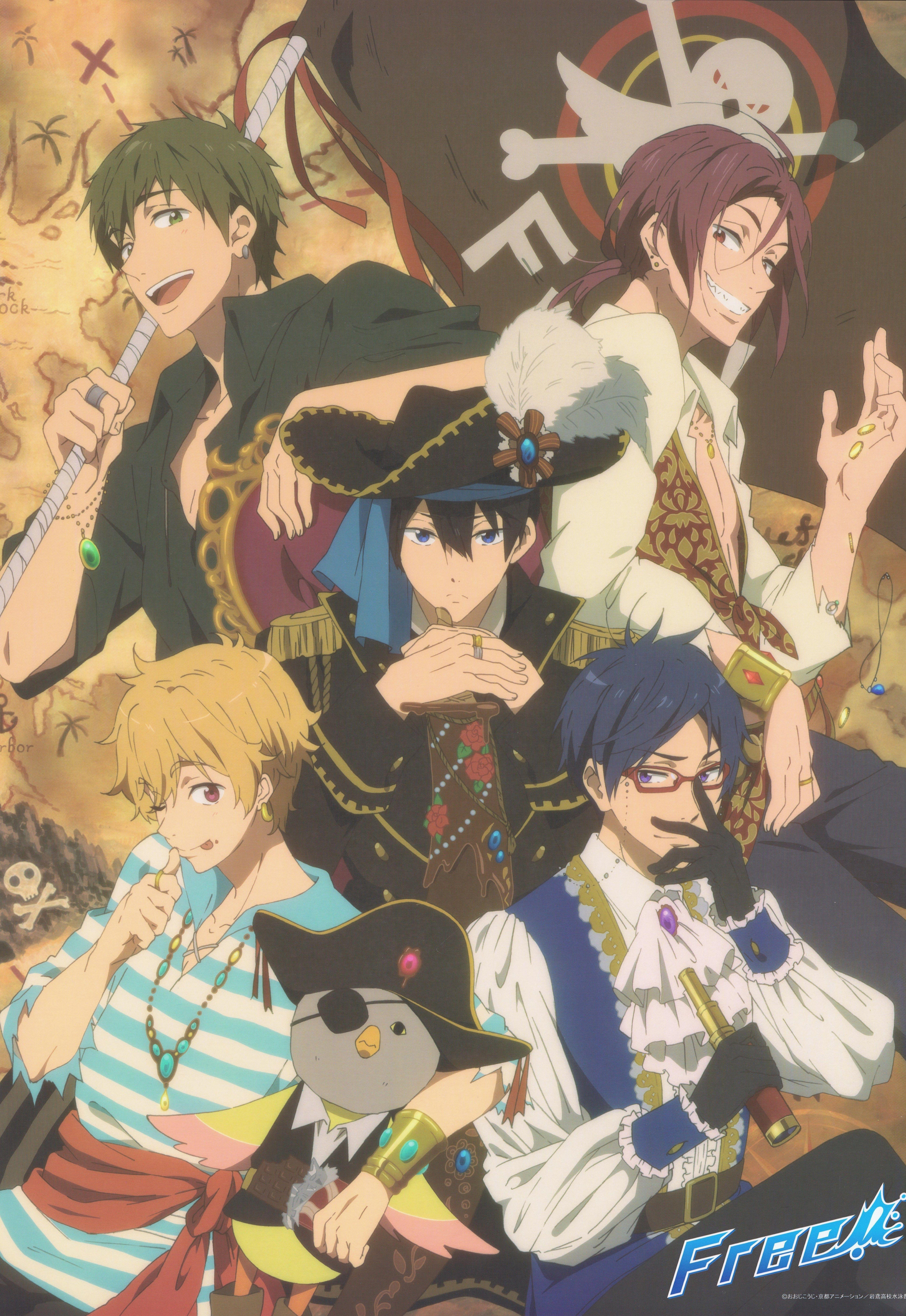6000x8711 Free Iwatobi Swim Club iPhone Wallpaper