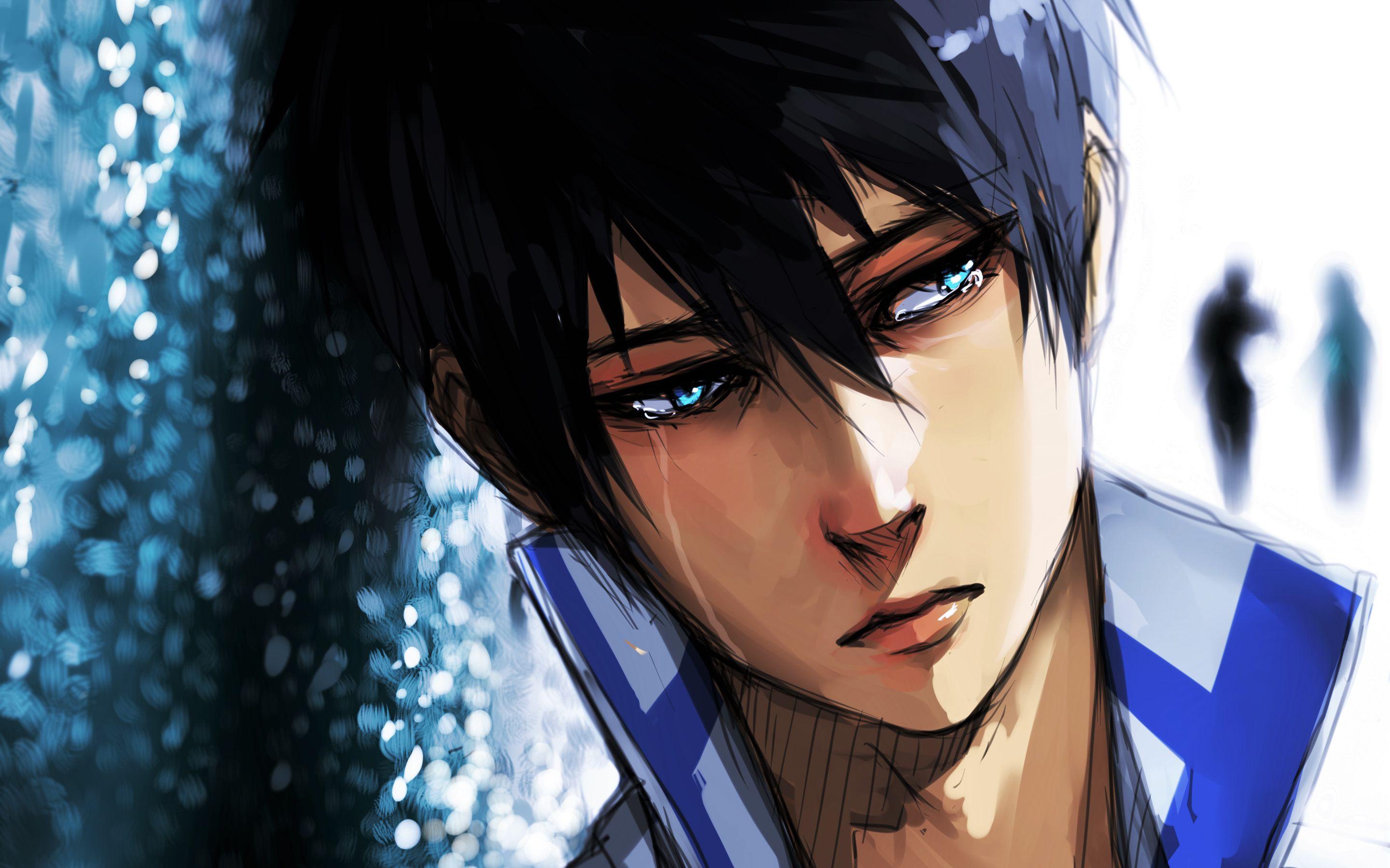 2880x1800 Download wallpaper Haruka Nanase, manga, anime characters, Free for desktop with resolution 2880x1800. High Quality HD picture wallpaper