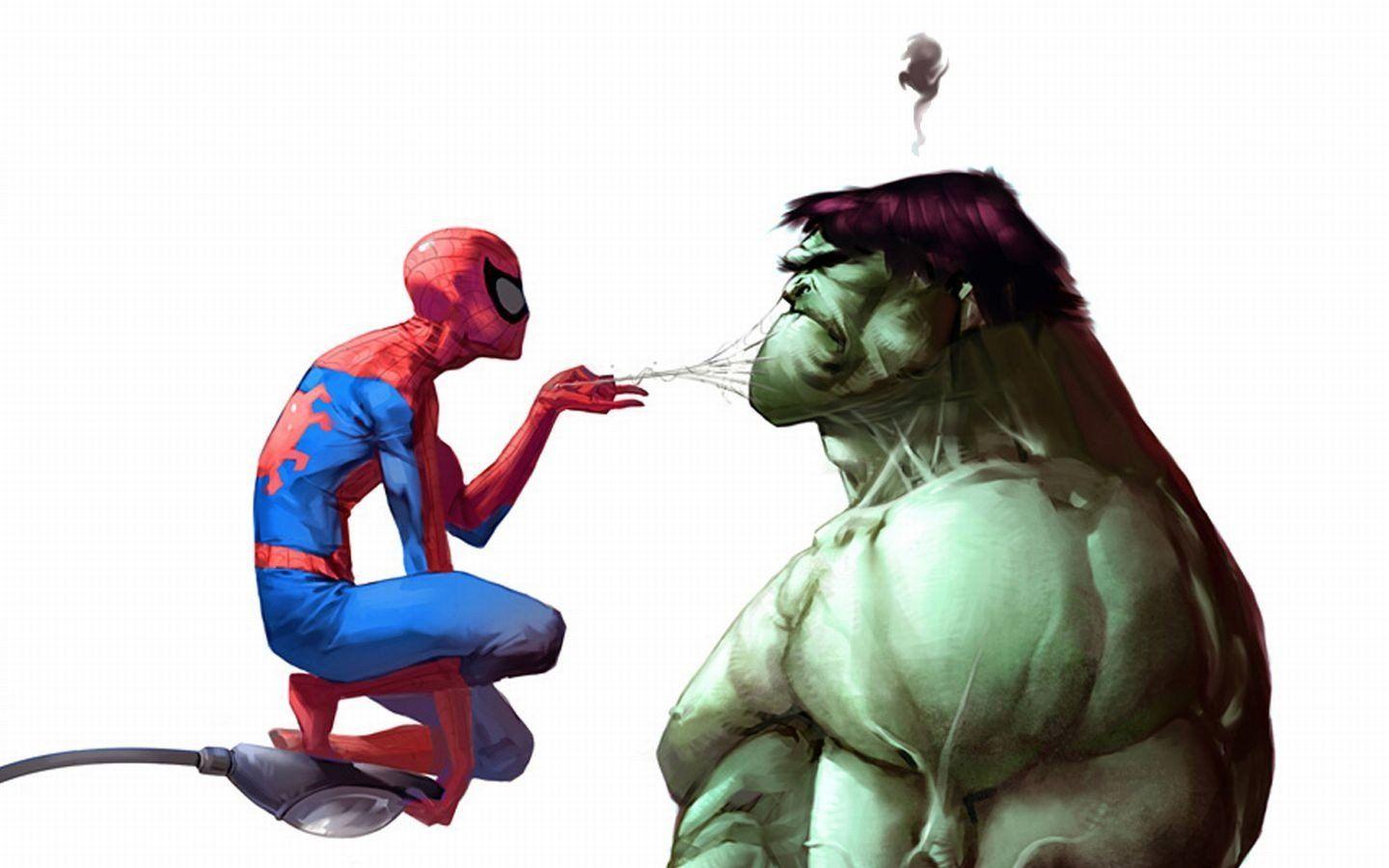 1440x900 Hulk, Spider Man HD Wallpaper / Desktop and Mobile Image & Photo