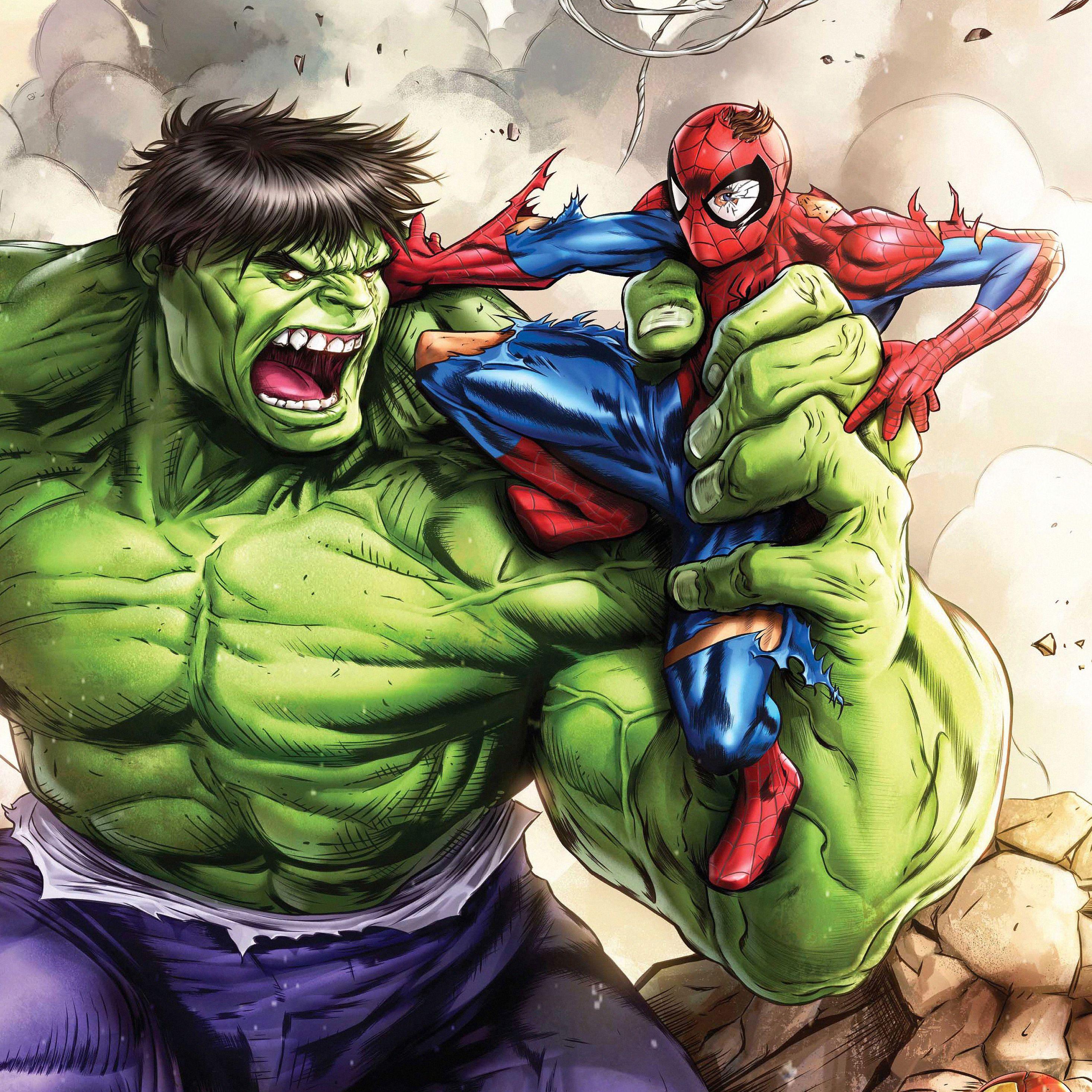 Hulk and Spiderman Wallpapers - Top Free Hulk and Spiderman Backgrounds -  WallpaperAccess