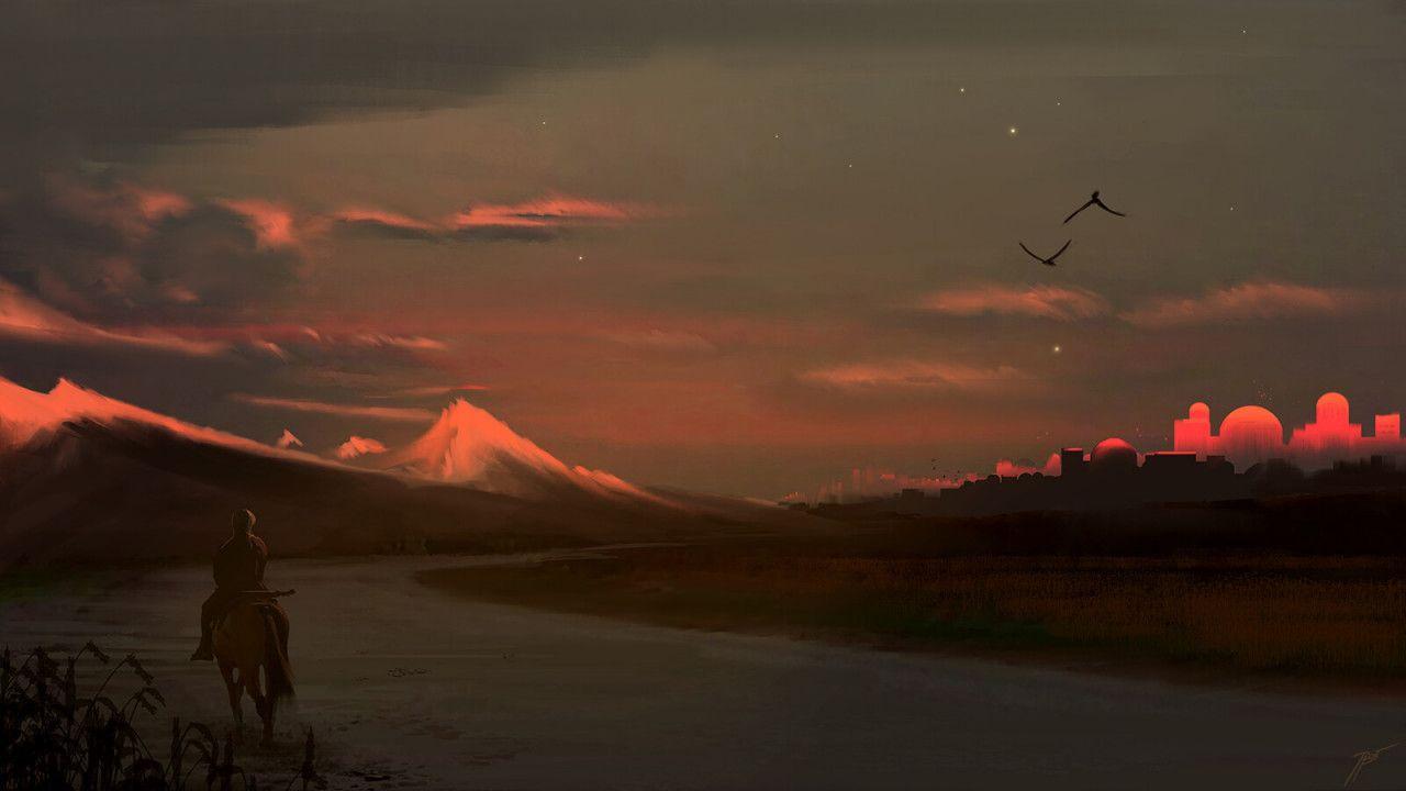 1280x720 Fantasy Illustration Dark Wallpaper