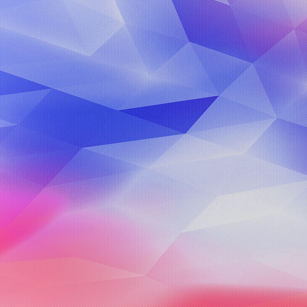 1024x1024 Digital Polyart Blue Red White Pattern Abstract Wallpaper