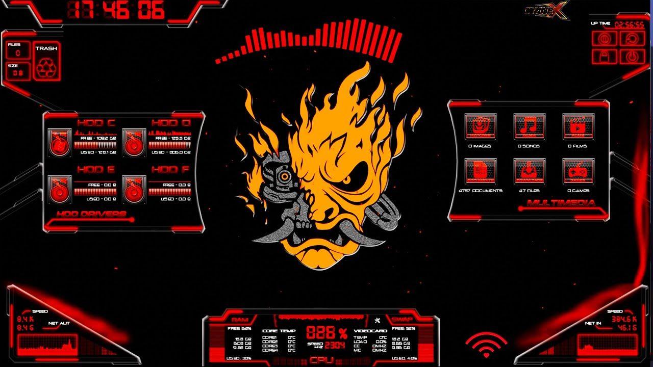 Cyberpunk 2077 Wallpaper for Phone - Samurai Logo Backgrounds 🦾🔥