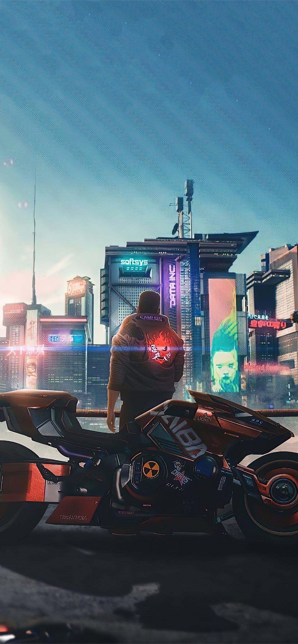1242x2688 cyberpunk 2077 samurai jacket iPhone X .