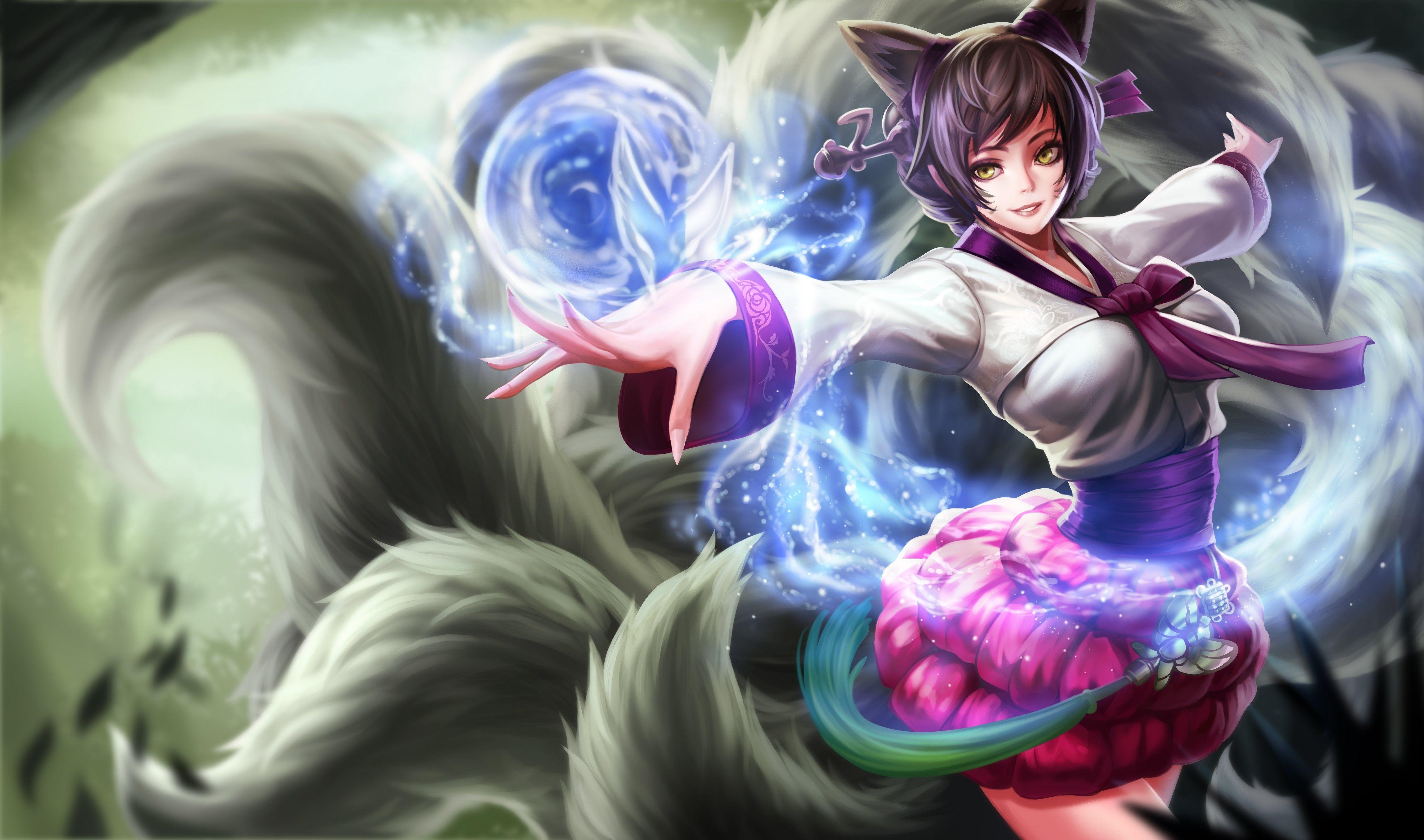 4860x2868 Legends, League, League, Multiple, ahri, Of, Legends, Tail, Of, Wallpaper HD Mobile, Free , Ears, Chinese, Goomrrat, Amazing Imag