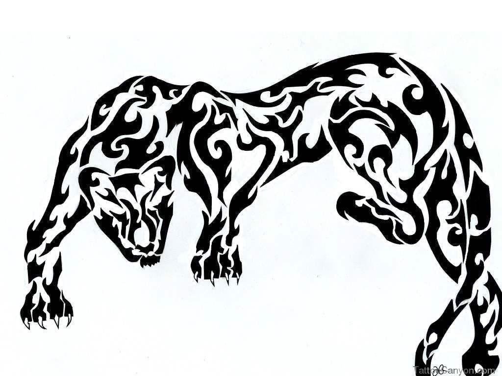 1024x768 black panther tribal tattoo designs