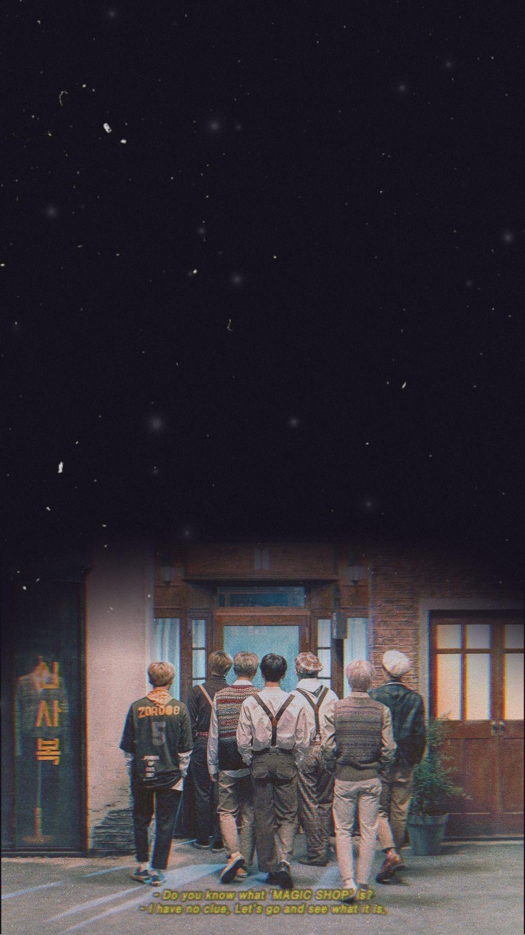 1024x1821 BTS Magic Shop Wallpaper