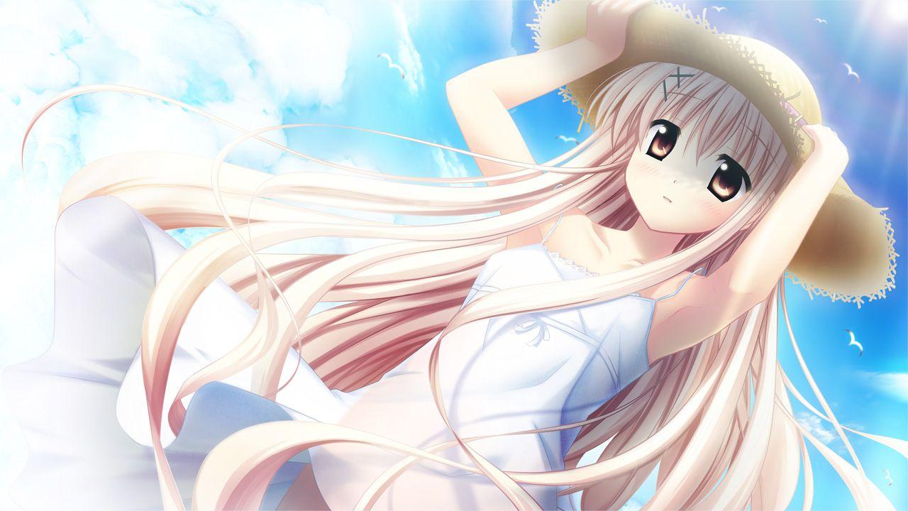 1280x720 Hình nền cô gái Anime Nhật Bản xinh đẹp và dễ thương