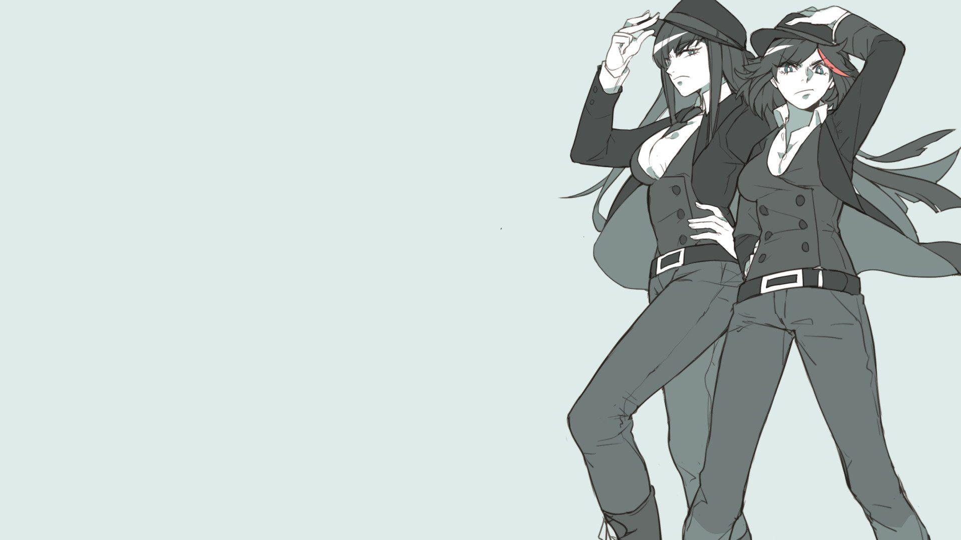 1920x1080 minimalism, Kill la Kill, Kiryuin Satsuki, Matoi Ryuuko HD Wallpaper / Desktop and Mobile Image & Photo